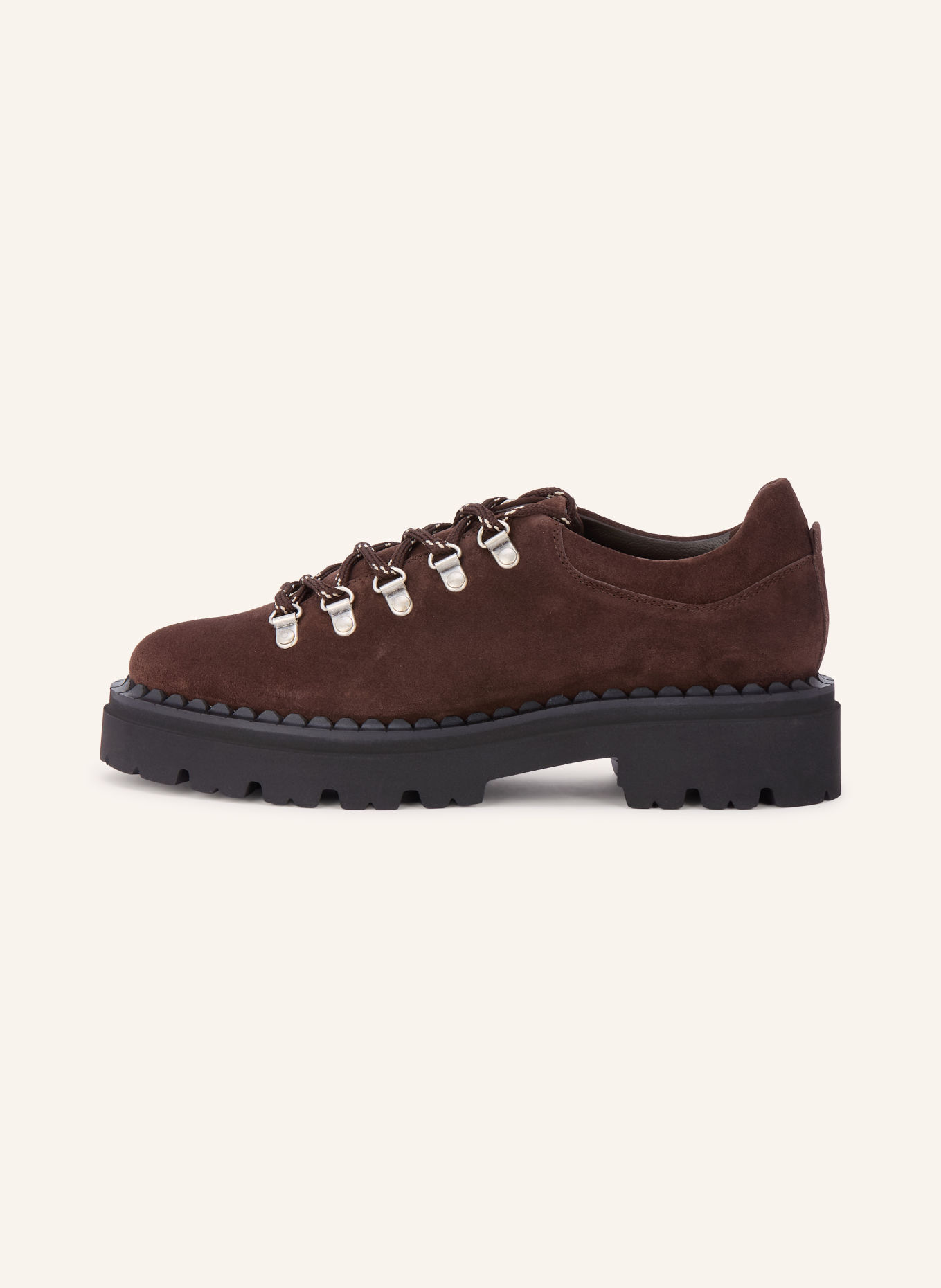 KENNEL & SCHMENGER Chaussures à lacets LANA: MARRON FONCÉ