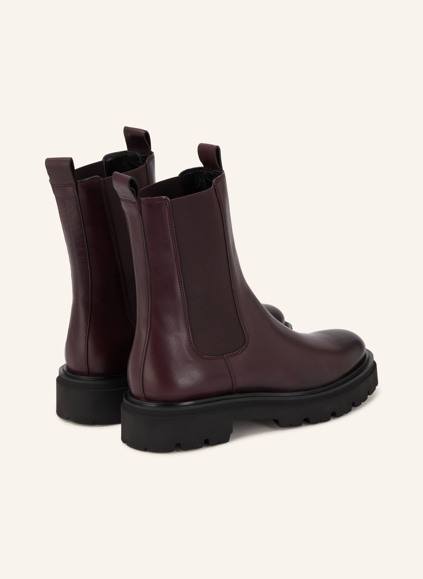 KENNEL & SCHMENGER Chelsea boots BELL: TMAVĚ ČERVENÁ