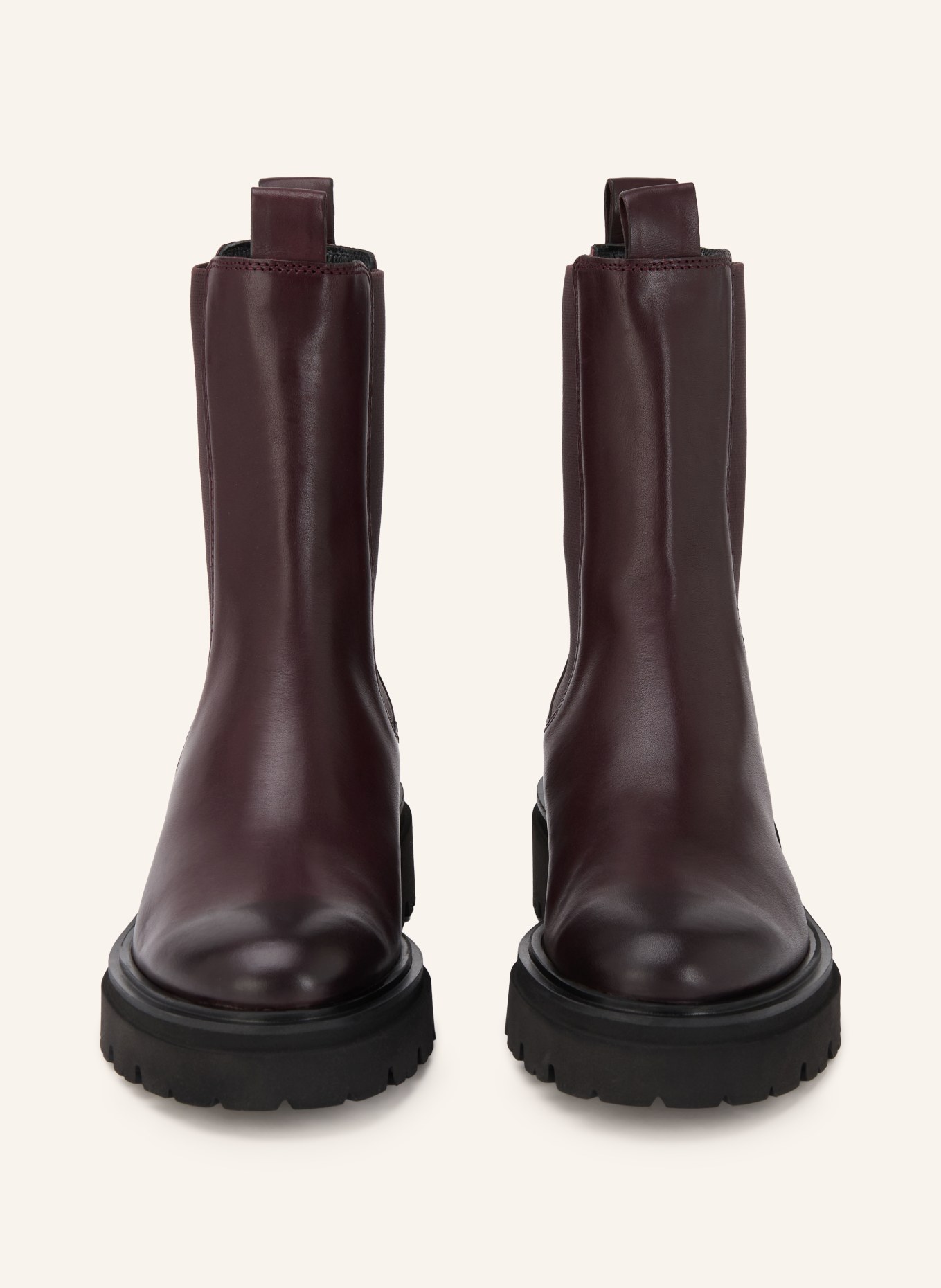 KENNEL & SCHMENGER Chelsea boots BELL: TMAVĚ ČERVENÁ
