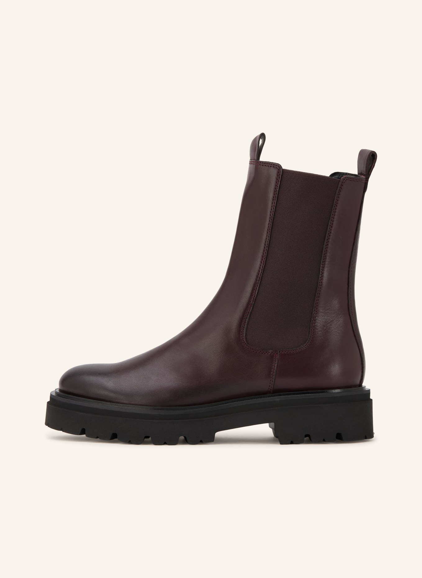 KENNEL & SCHMENGER Chelsea boots BELL: TMAVĚ ČERVENÁ