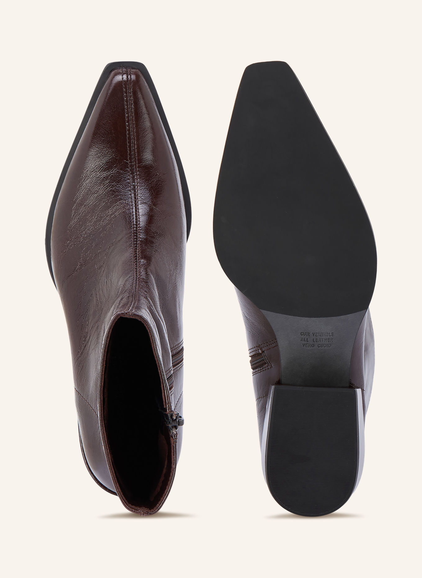 KENNEL & SCHMENGER Bottines CALLA: MARRON FONCÉ