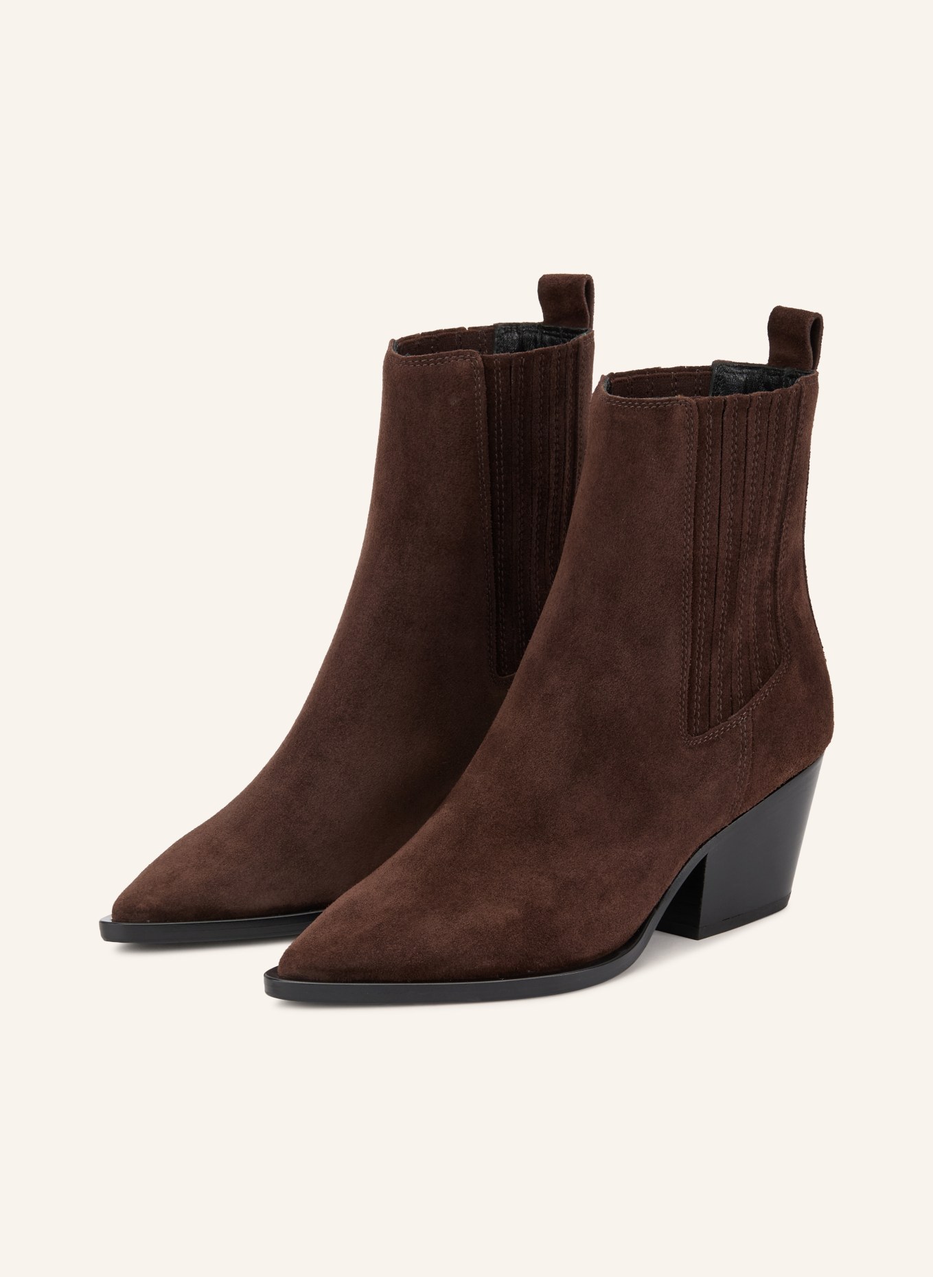 KENNEL & SCHMENGER Boots santiags DALLAS: MARRON FONCÉ
