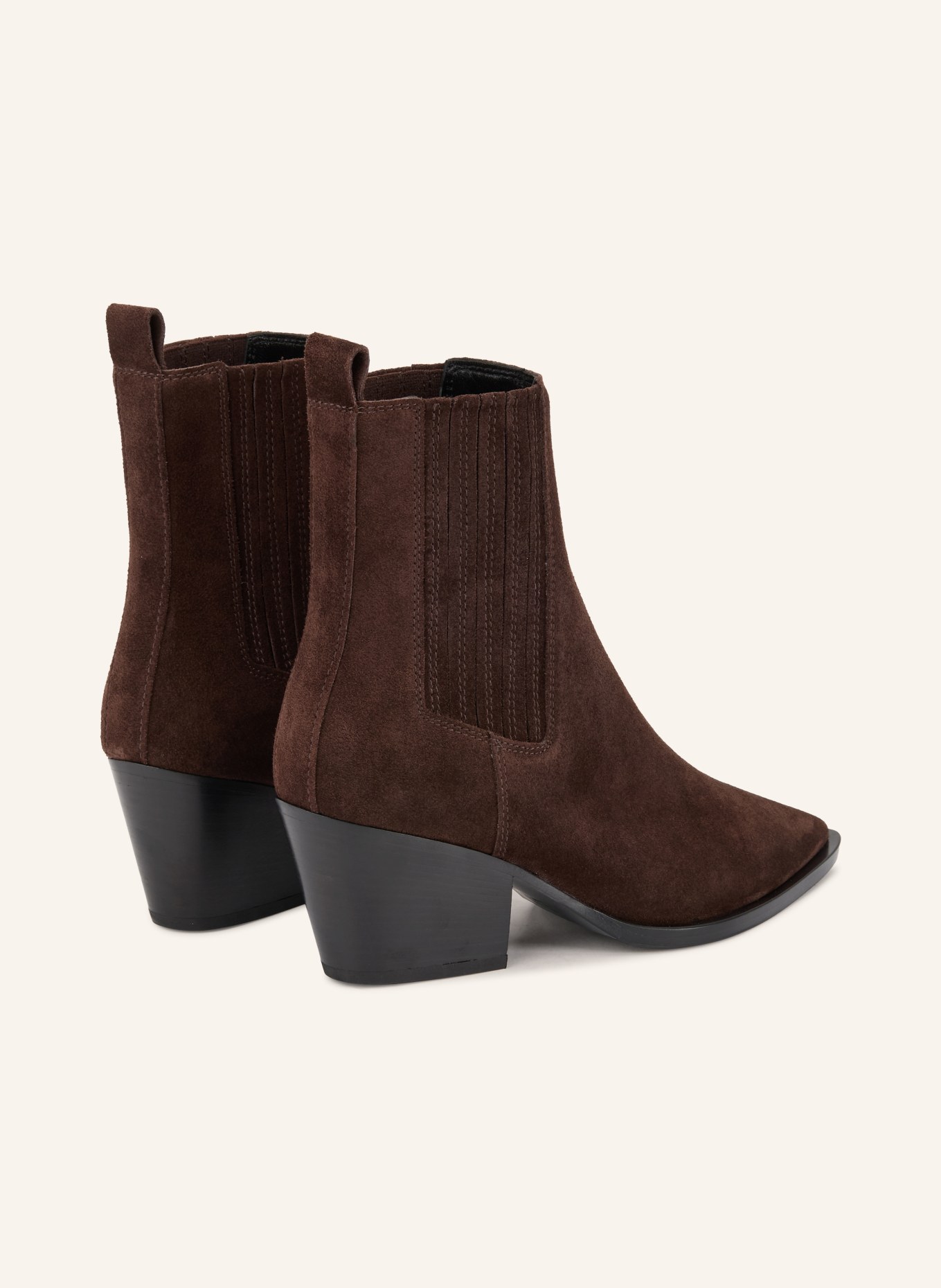 KENNEL & SCHMENGER Boots santiags DALLAS: MARRON FONCÉ