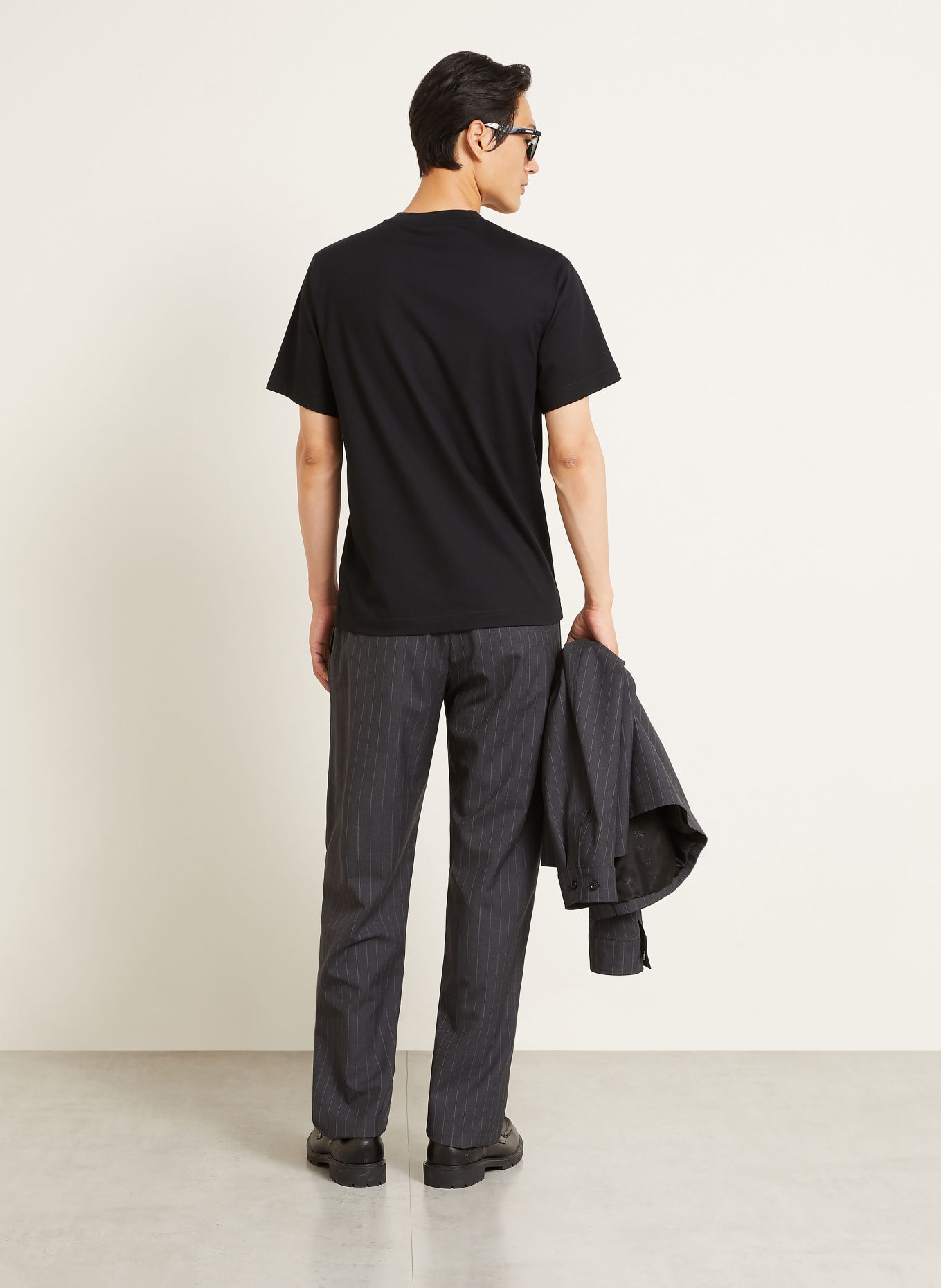 BURBERRY SETH T-shirt: BLACK