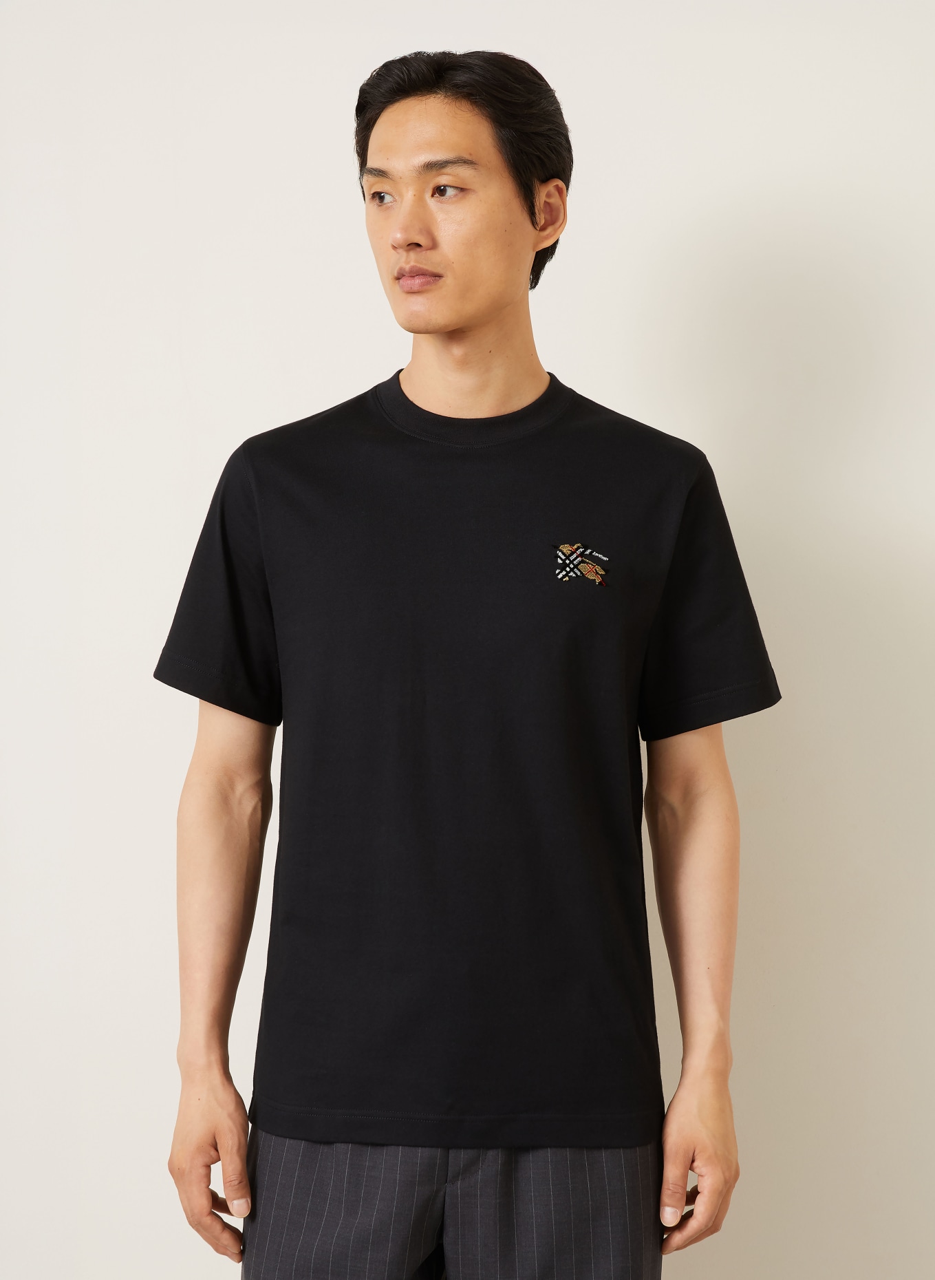 BURBERRY SETH T-shirt: BLACK