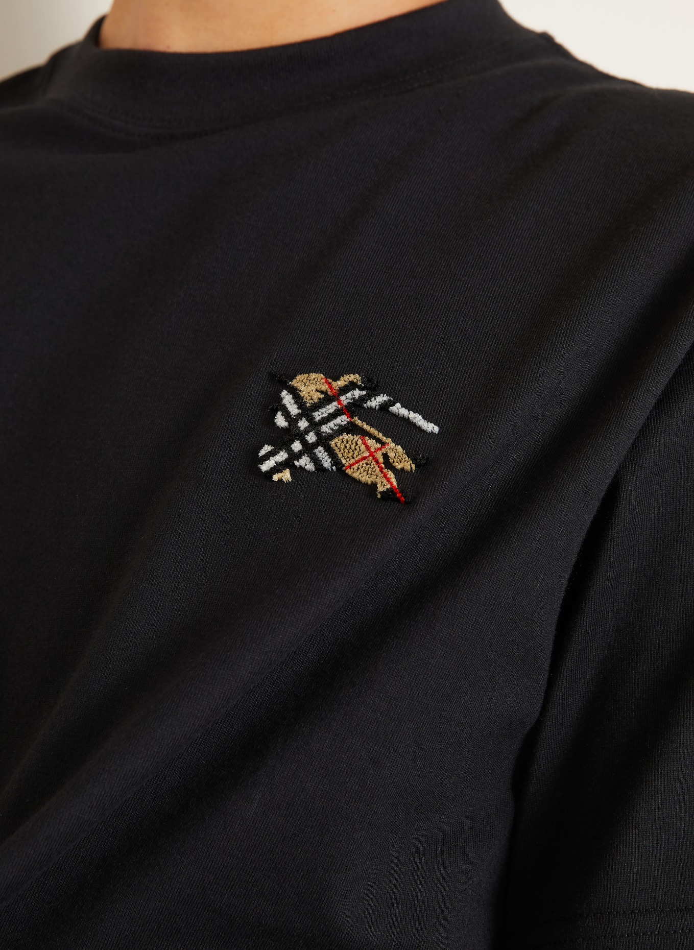BURBERRY SETH T-shirt: BLACK