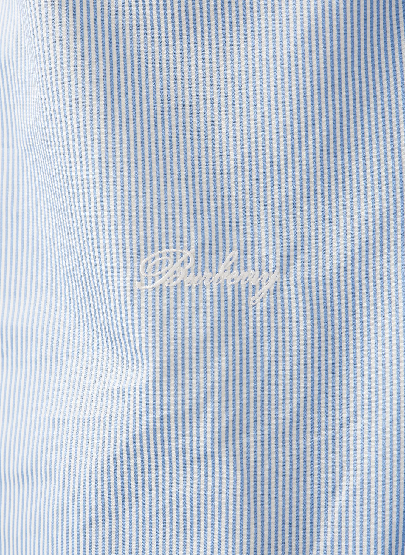 BURBERRY Hemd Slim Fit: BLAU / WEISS