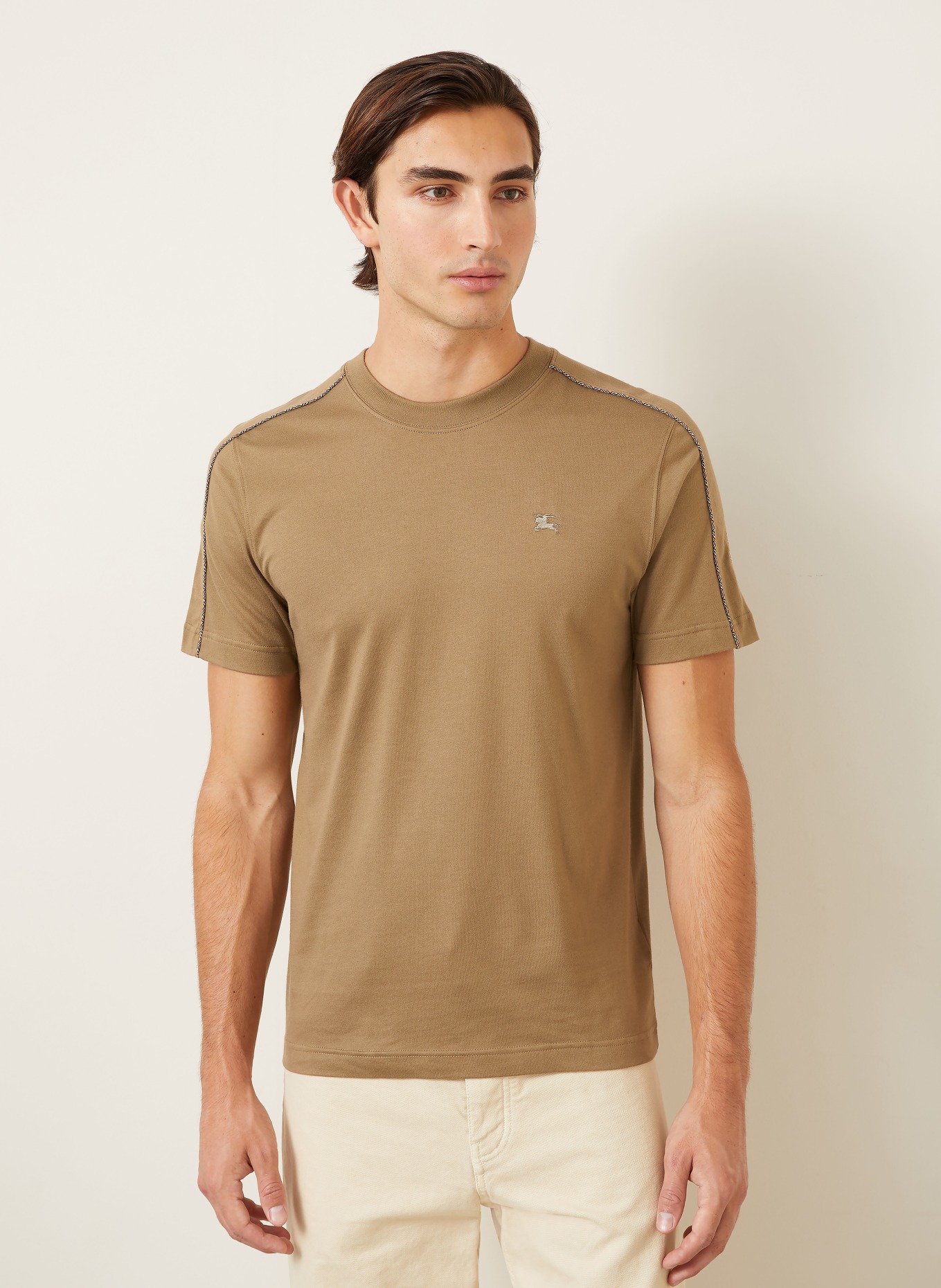 BURBERRY T-shirt SETH: BRĄZOWY