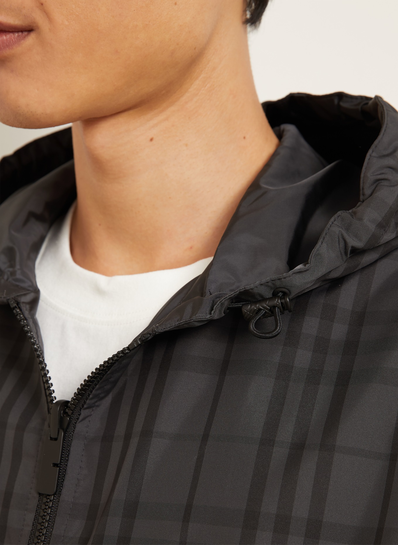 BURBERRY NEWPORT Jacket: DARK GRAY / BLACK