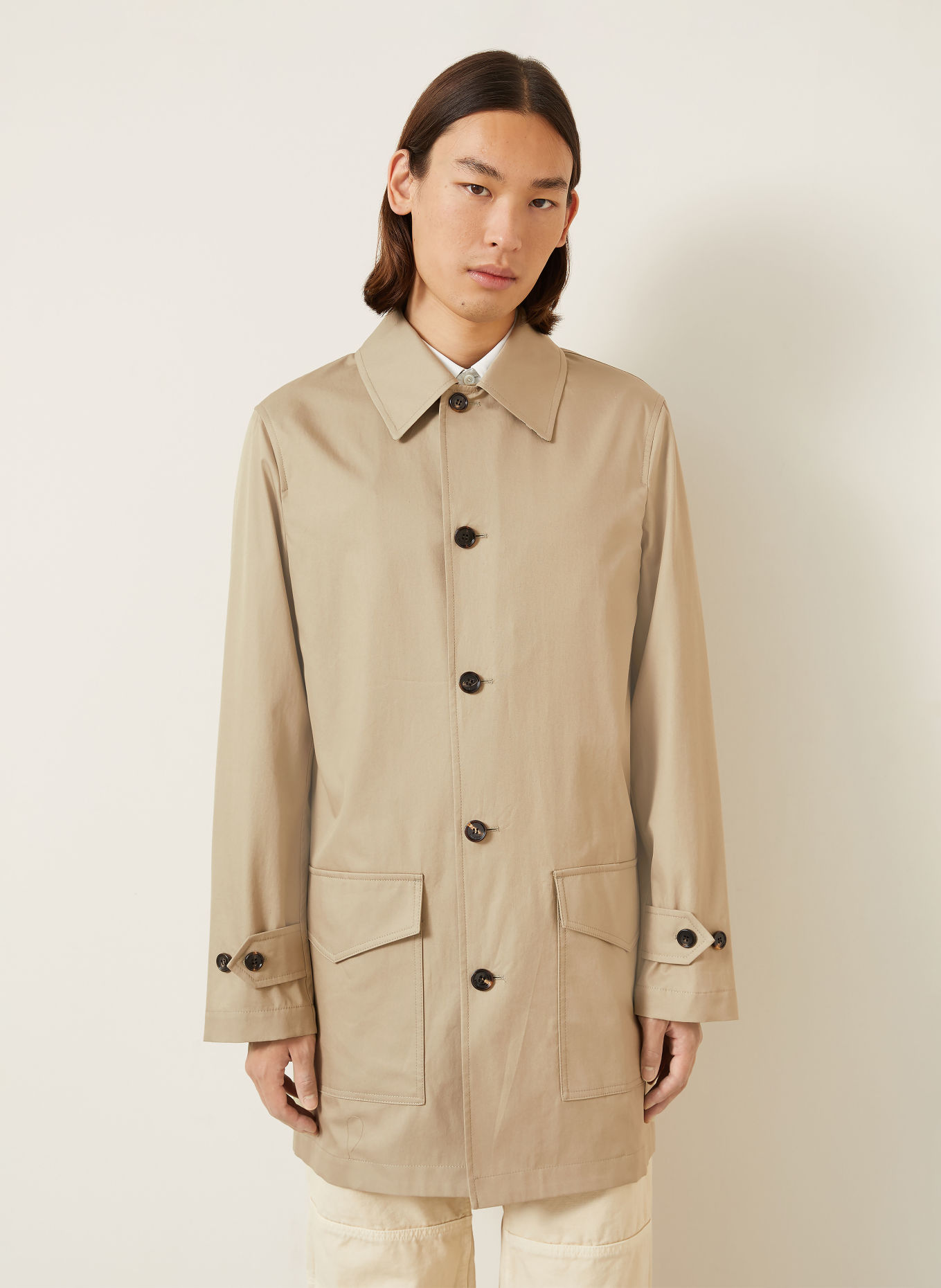 BURBERRY MEADOWBANK Trench coat: LIGHT BROWN