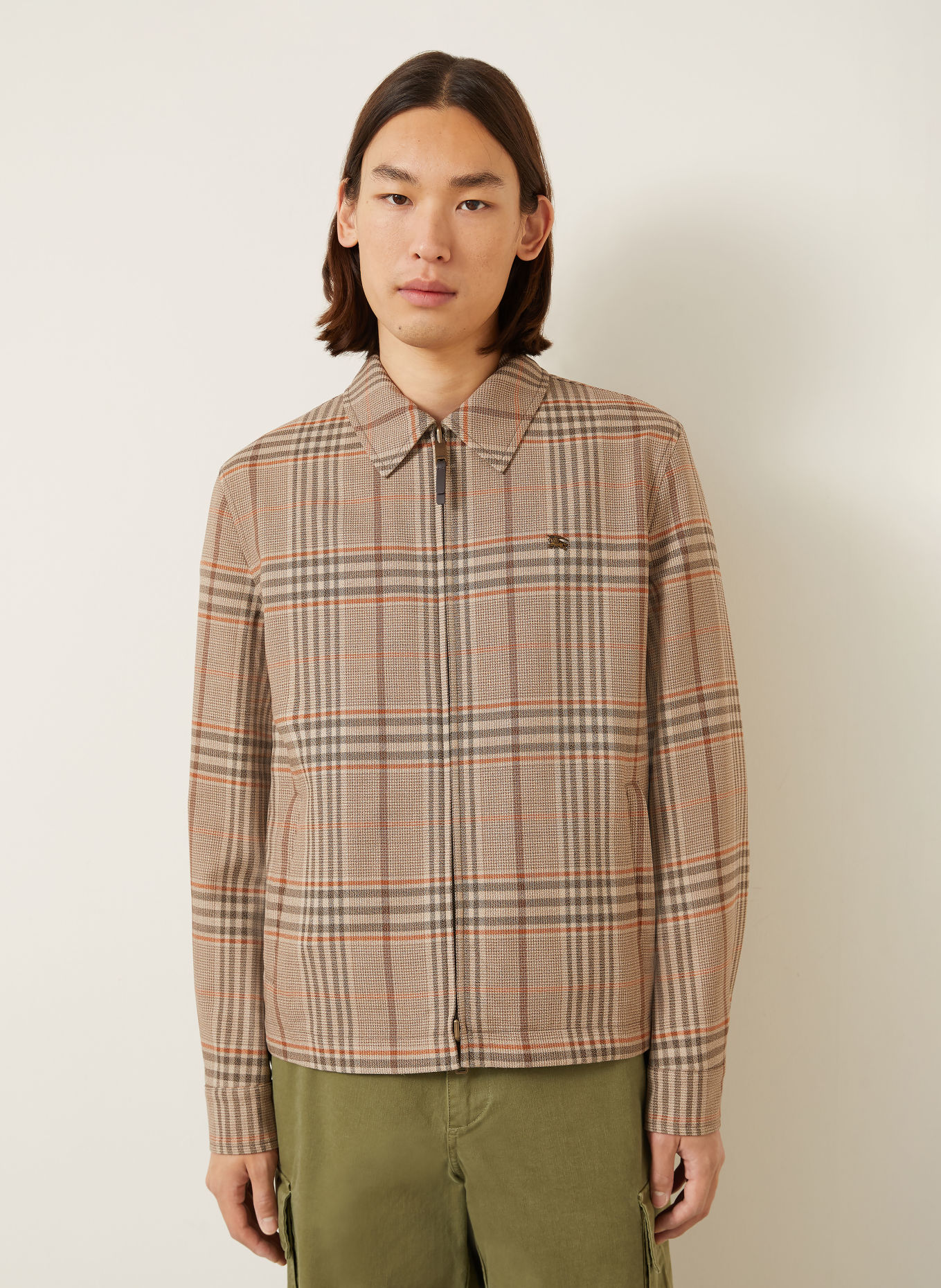 BURBERRY Veste réversible BLOOMSBURY: MARRON CLAIR / MARRON FONCÉ / ORANGE