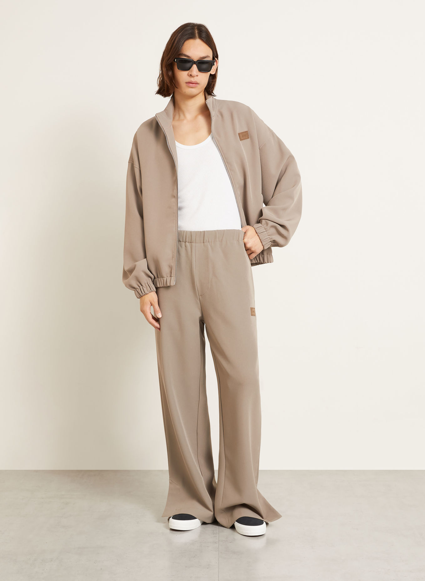 AMIRI Pantalon de style jogging coupe classique: BEIGE