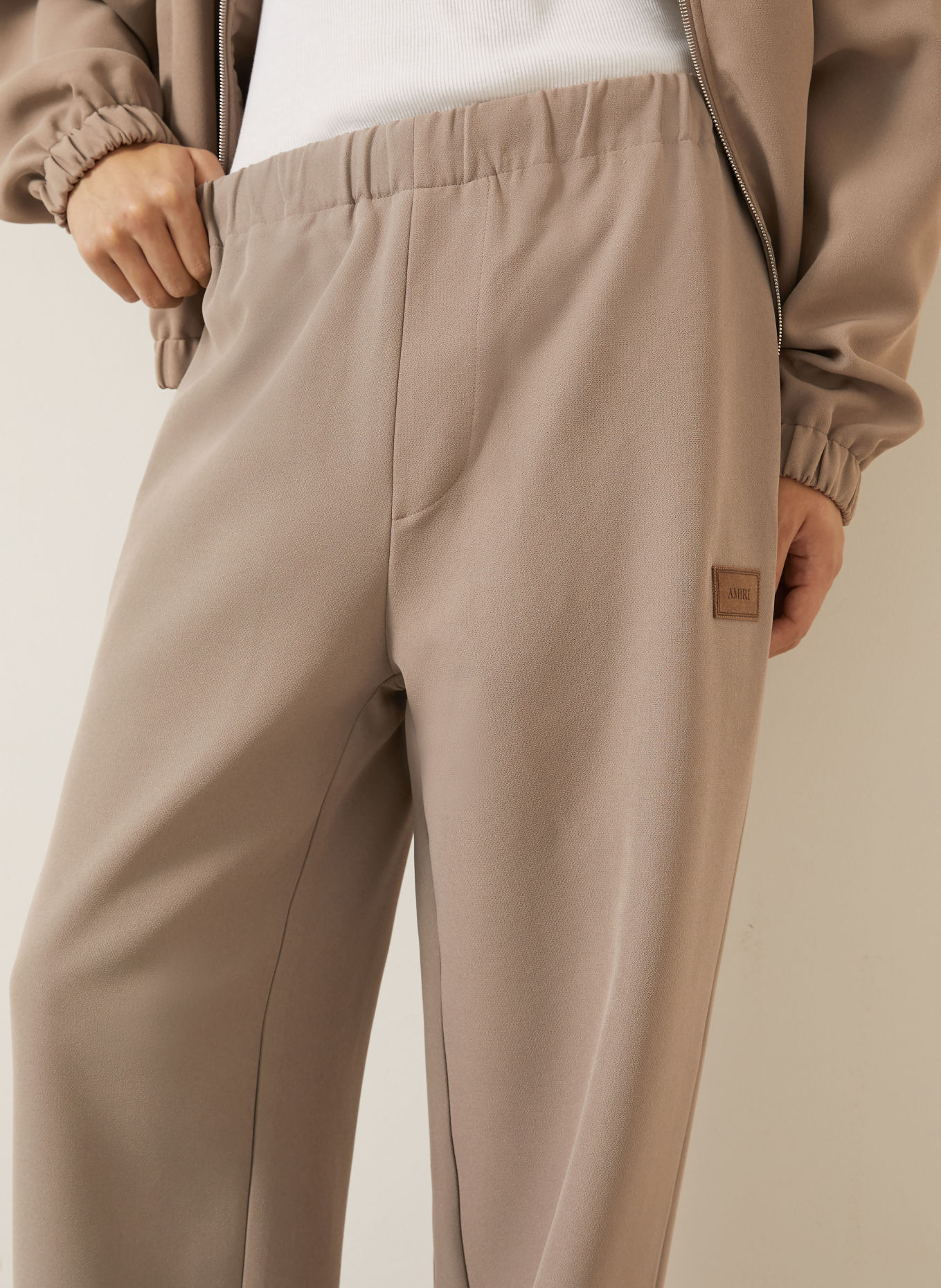 AMIRI Pantalon de style jogging coupe classique: BEIGE