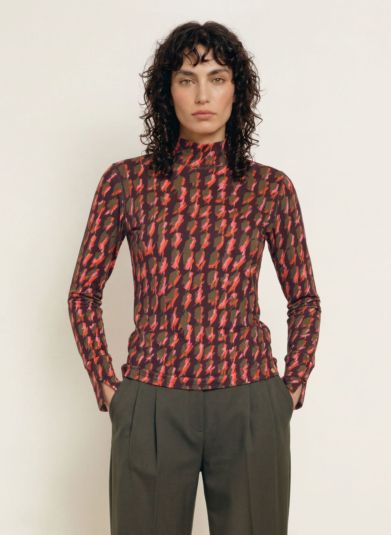 MARC CAIN Longsleeve: 484 tigerlily