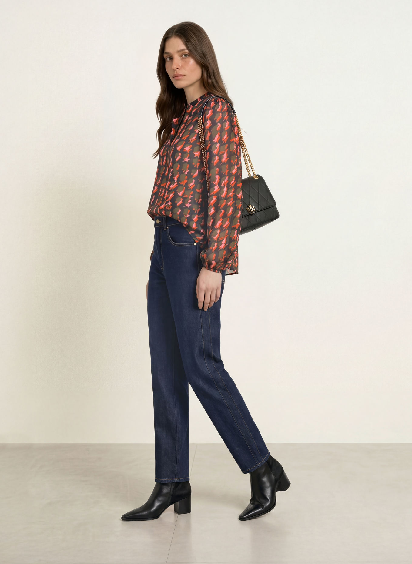 MARC CAIN Blusenshirt: 484 tigerlily