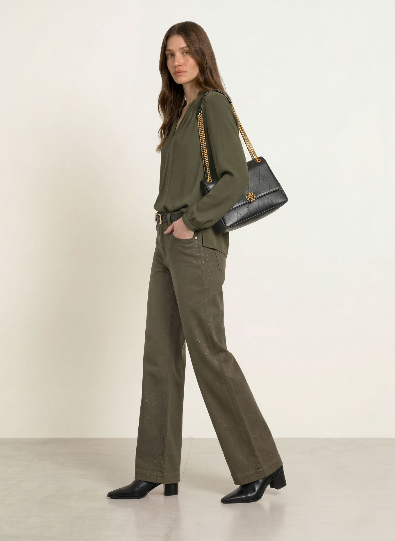 MARC CAIN Blusenshirt: 599 forest night new