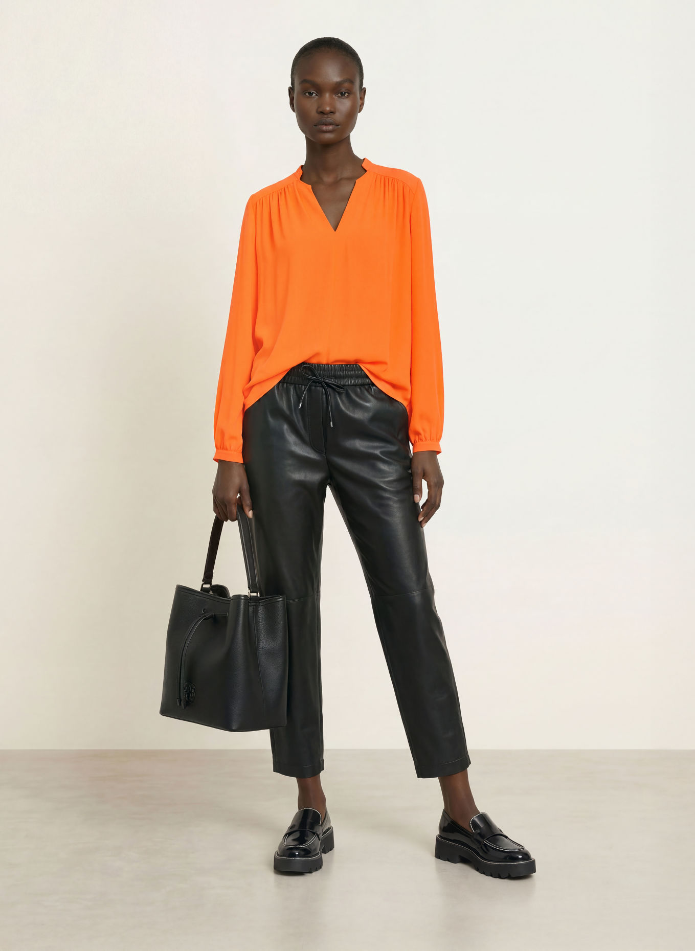 MARC CAIN Blusenshirt: 484 tigerlily