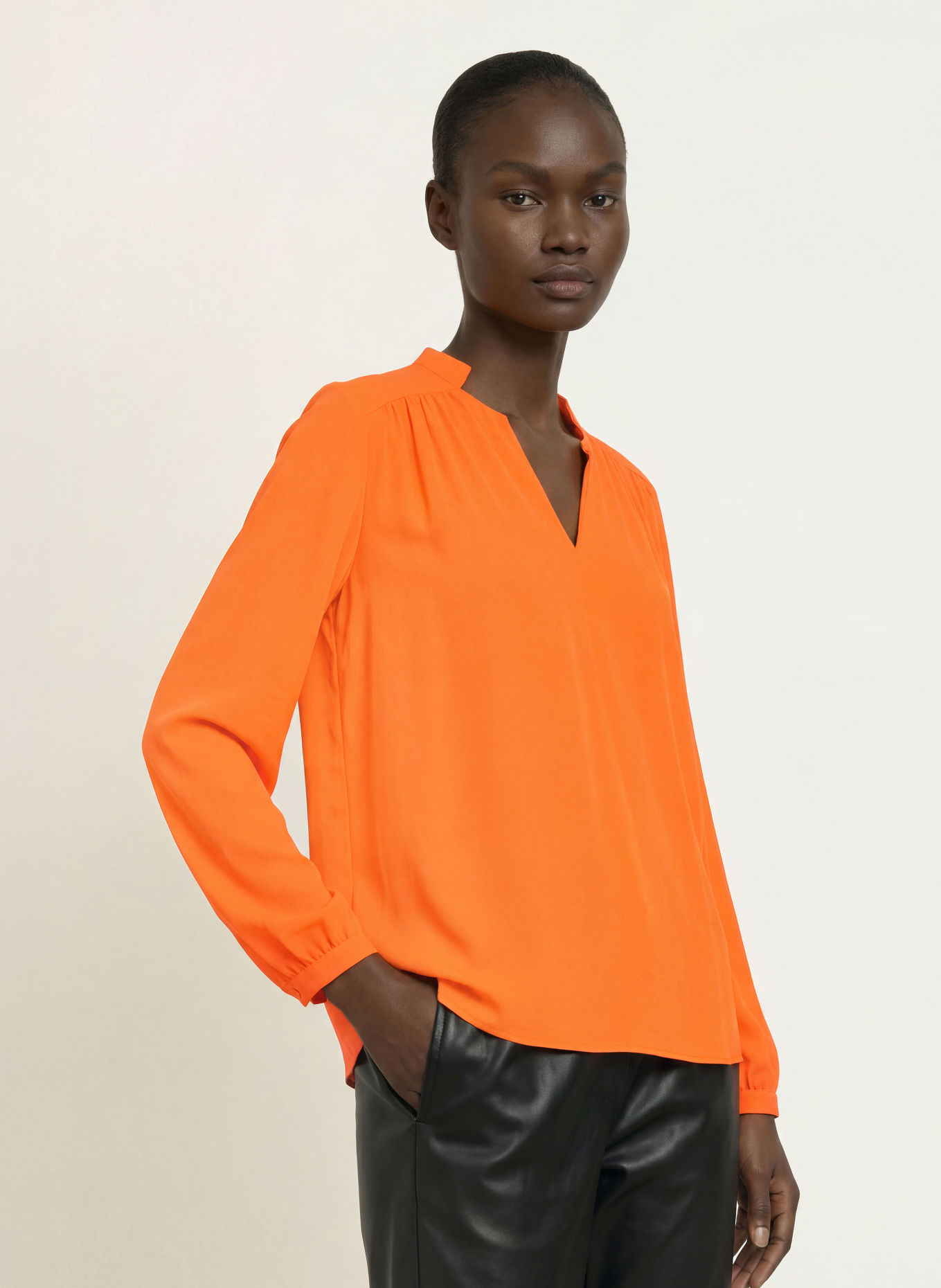 MARC CAIN Blusenshirt: 484 tigerlily