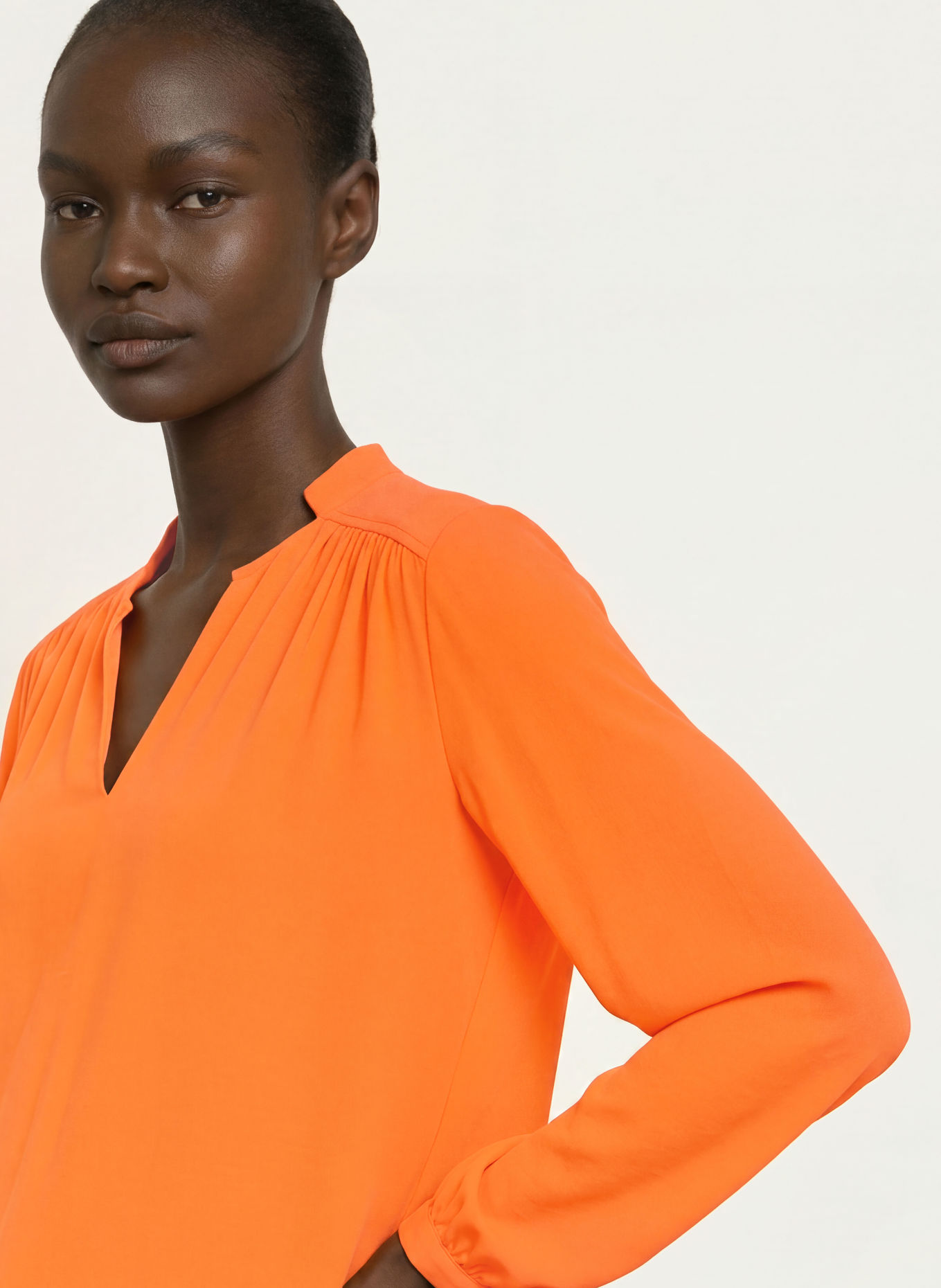 MARC CAIN Blusenshirt: 484 tigerlily