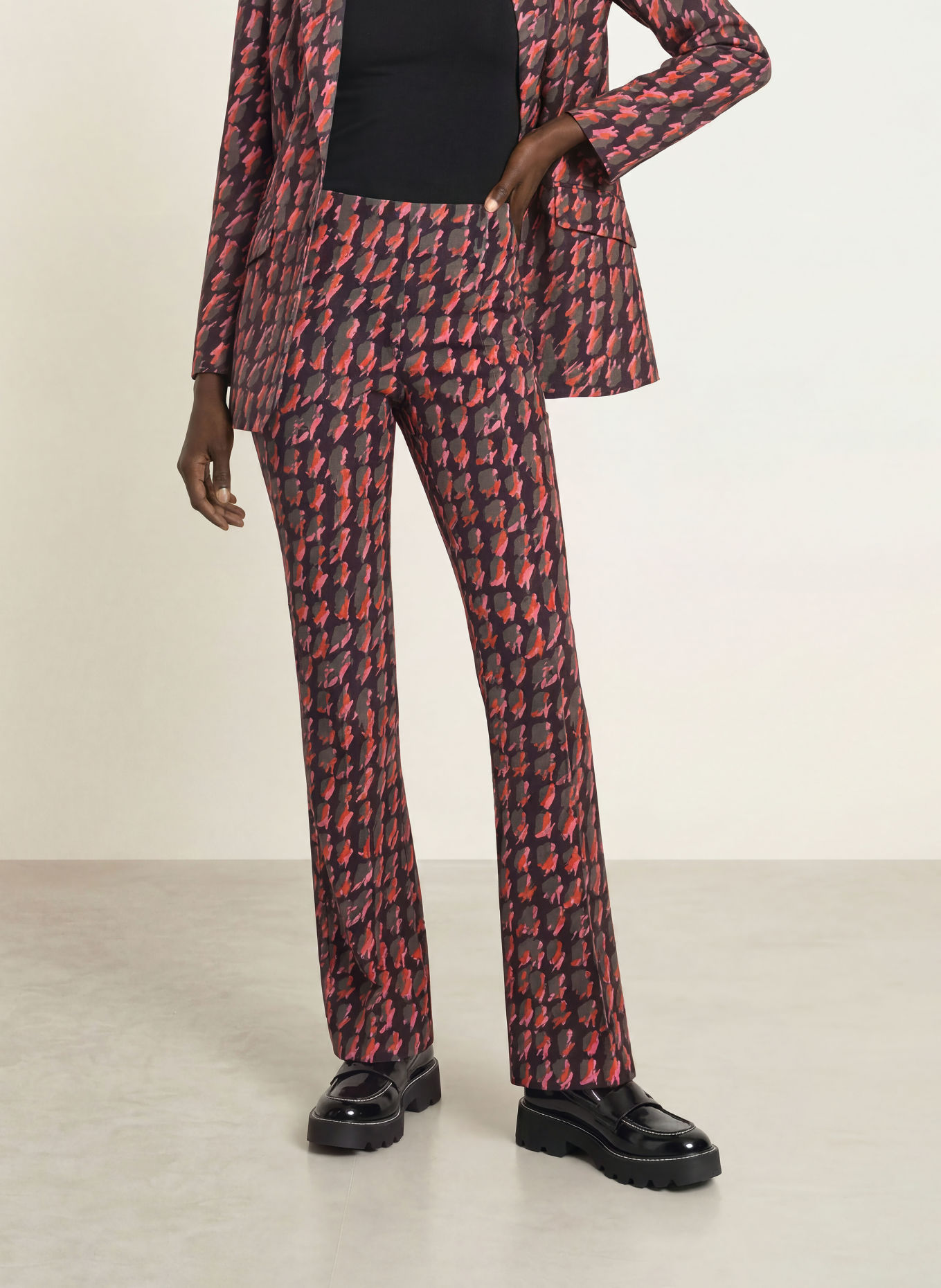 MARC CAIN Hose FREDERICA: 484 tigerlily