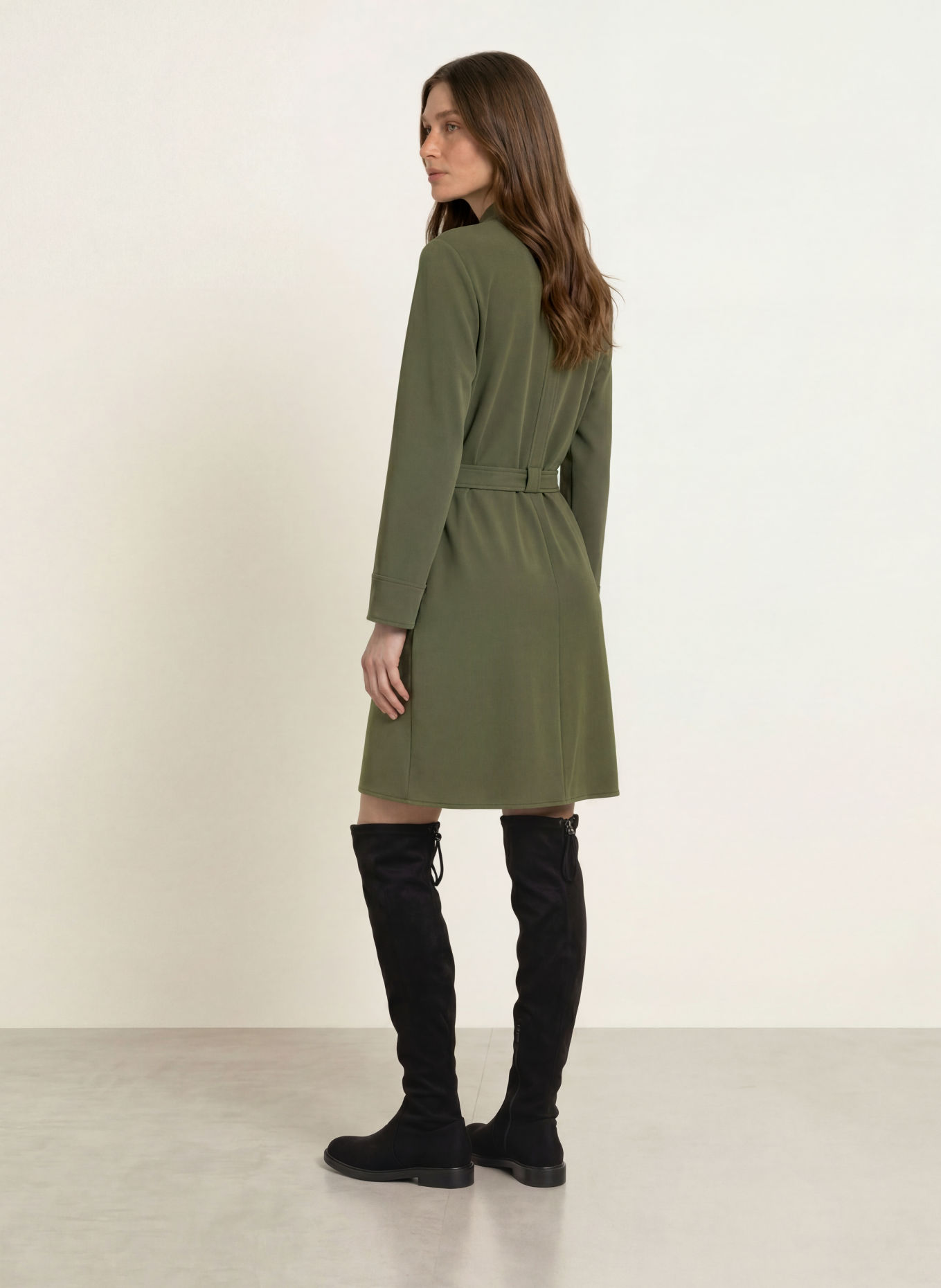 MARC CAIN Dress: 599 forest night new