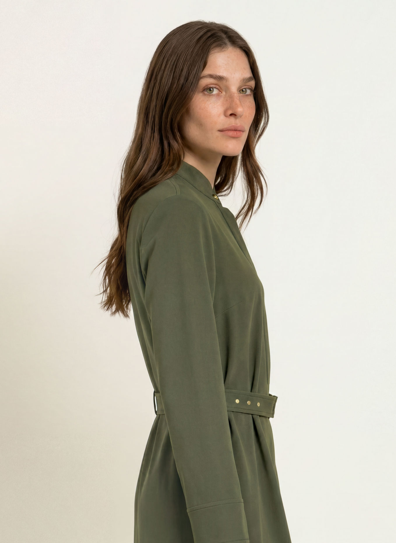 MARC CAIN Dress: 599 forest night new