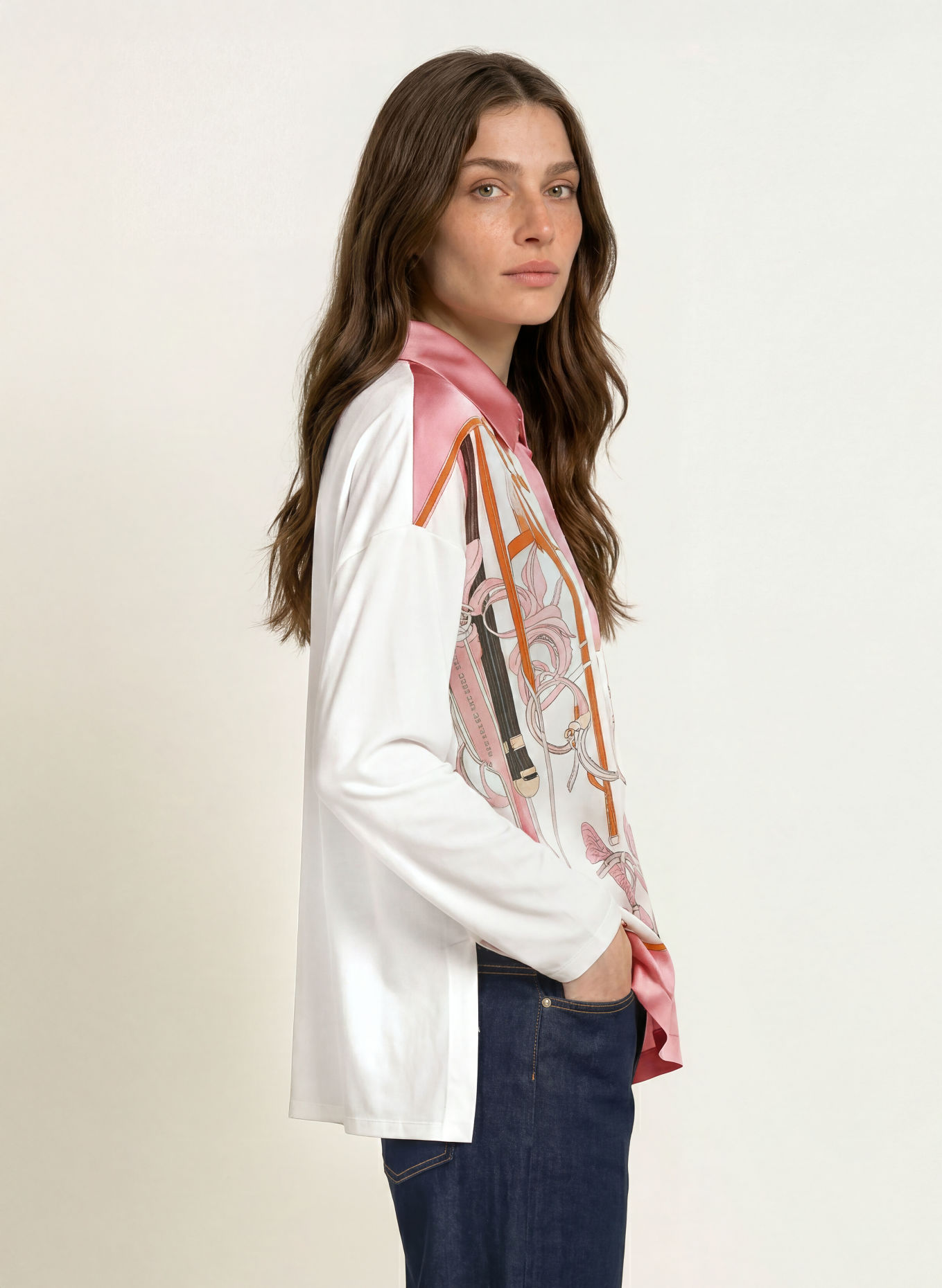 MARC CAIN Blusenshirt im Materialmix: 110 off
