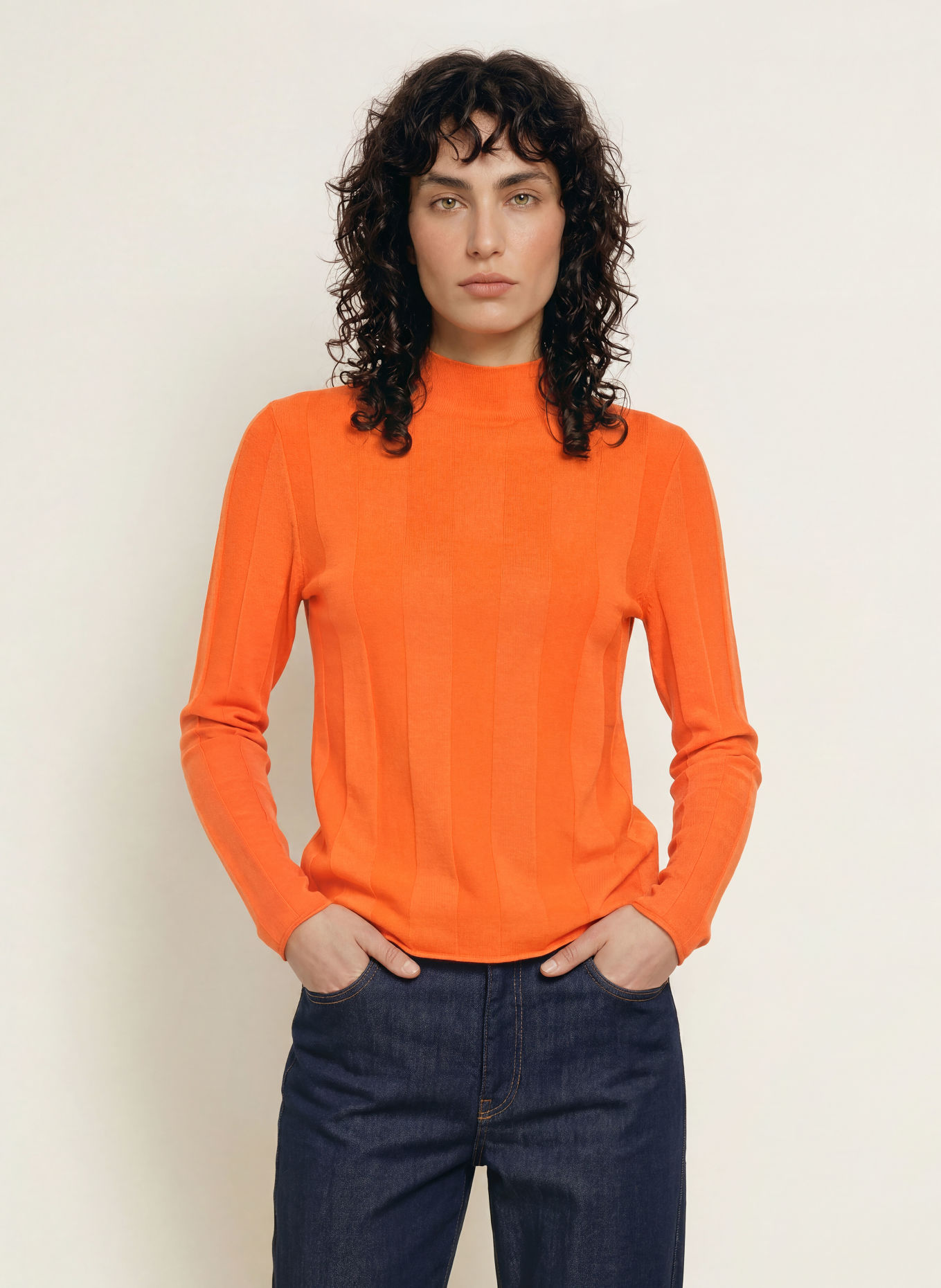 MARC CAIN Pulovere: 484 tigerlily