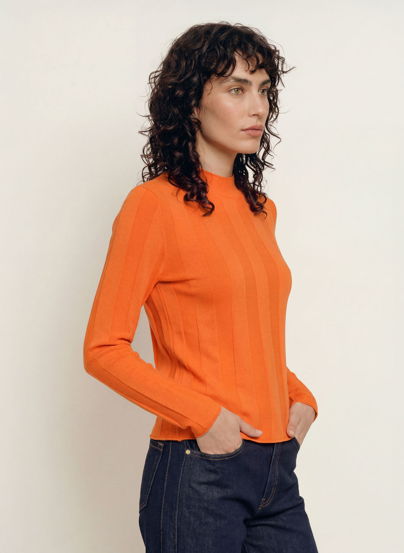 MARC CAIN Pulovere: 484 tigerlily