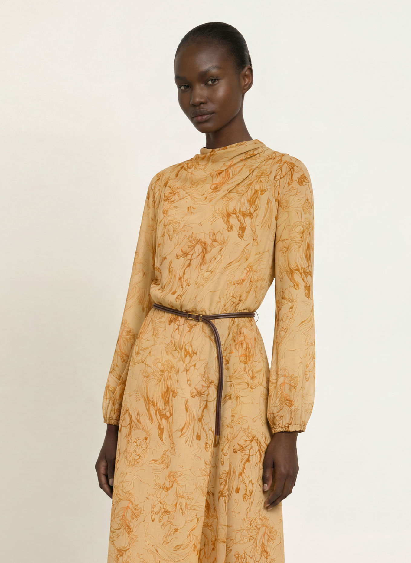 MARC CAIN Kleid: 620 tannin