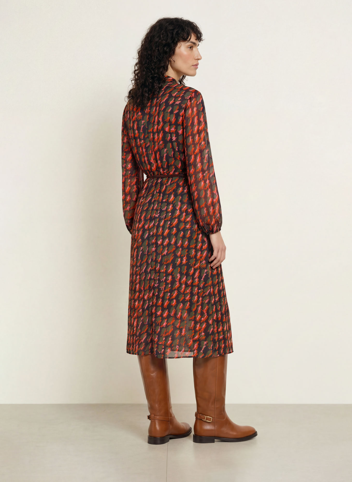 MARC CAIN Kleid: 484 tigerlily