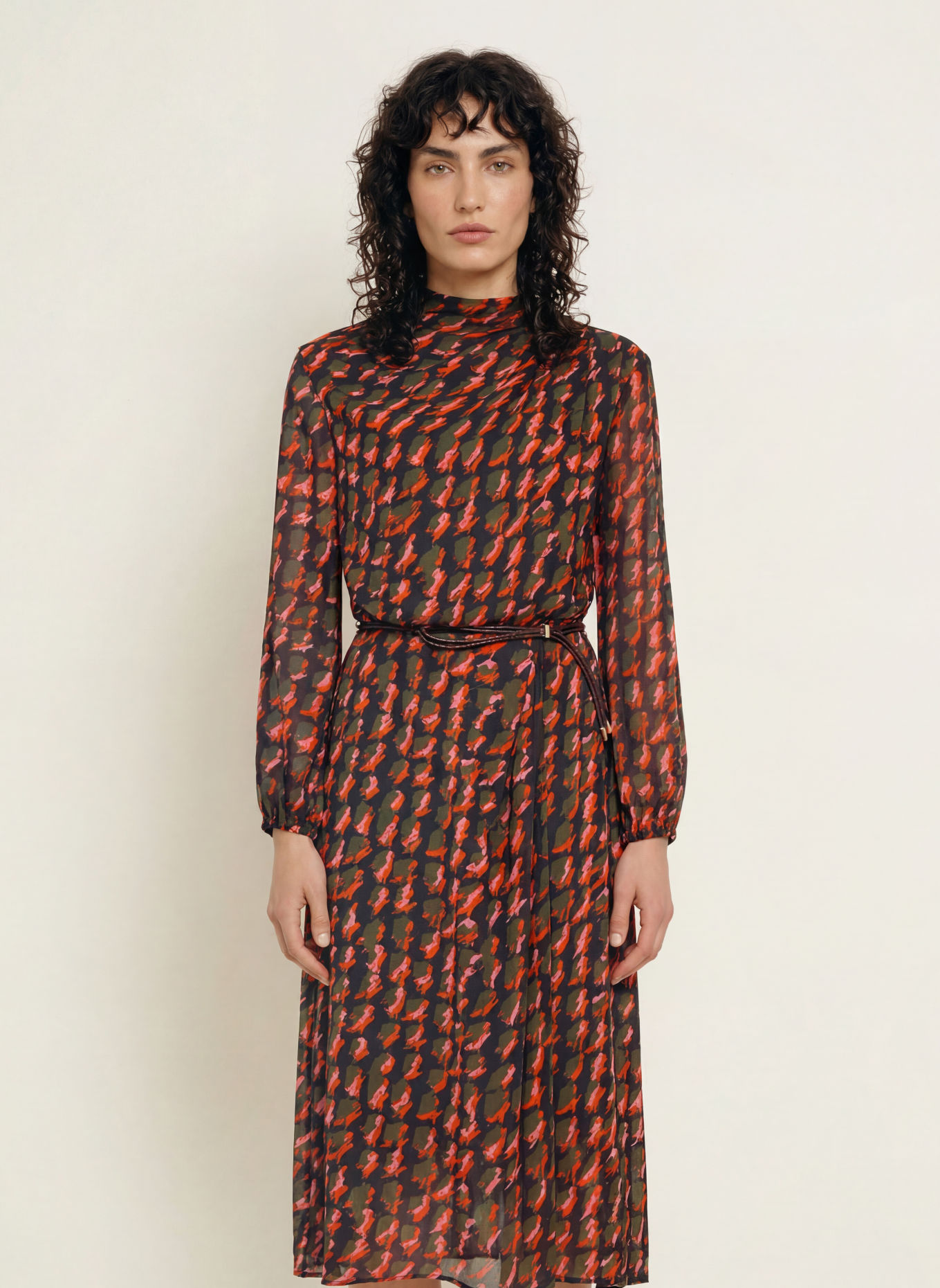 MARC CAIN Kleid: 484 tigerlily