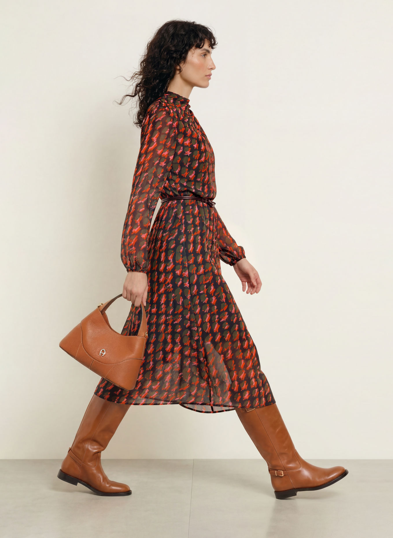 MARC CAIN Kleid: 484 tigerlily
