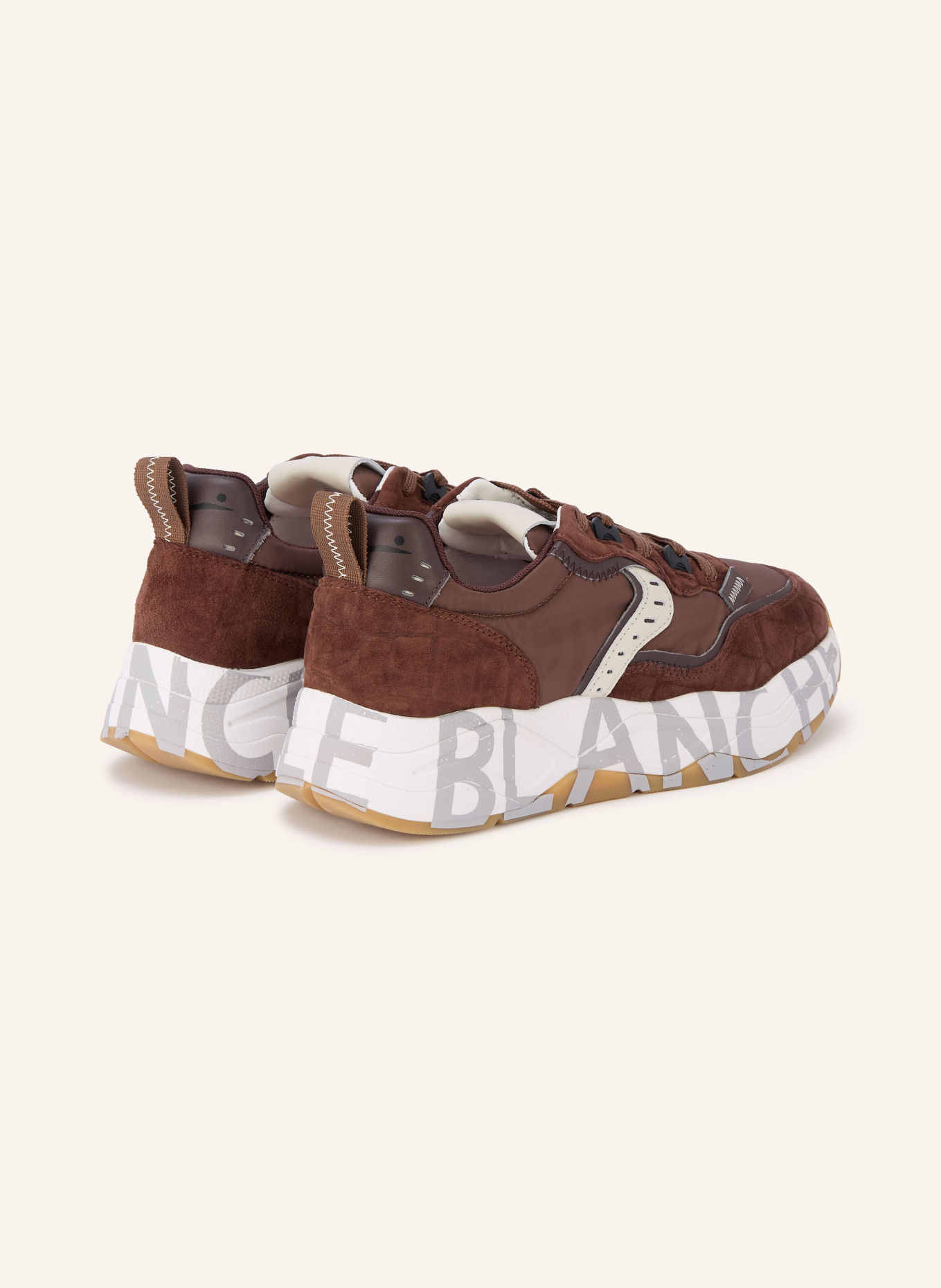 VOILE BLANCHE Sneaker CLUB105: DUNKELBRAUN