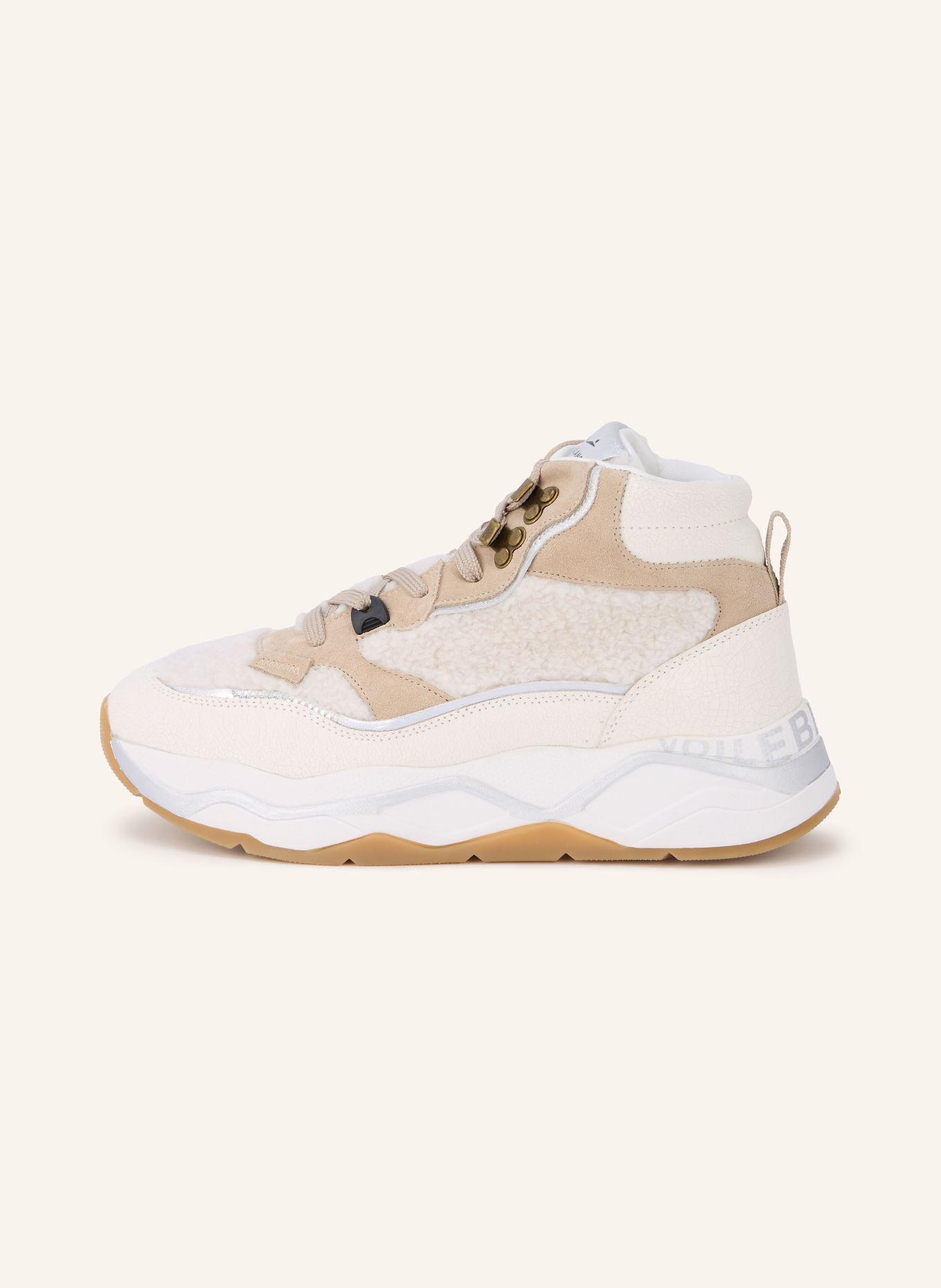 VOILE BLANCHE Hightop-Sneaker CLUB ASPEN: ECRU / SILBER / BEIGE