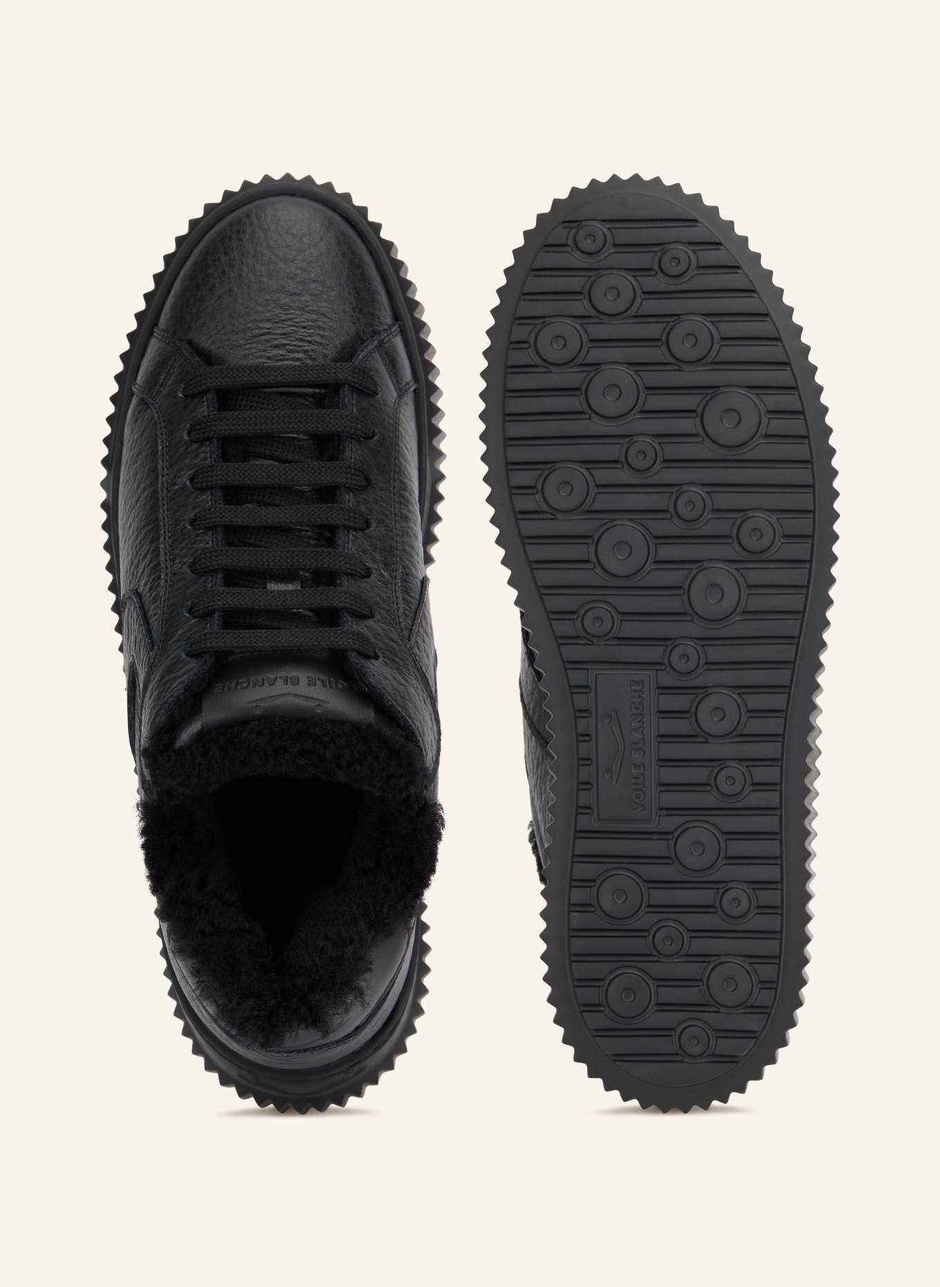 VOILE BLANCHE Sneakersy LIPARI: ČERNÁ