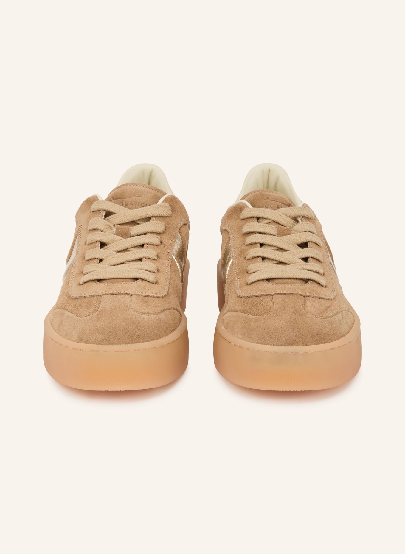 VOILE BLANCHE Sneaker MIND 02: CAMEL / SILBER