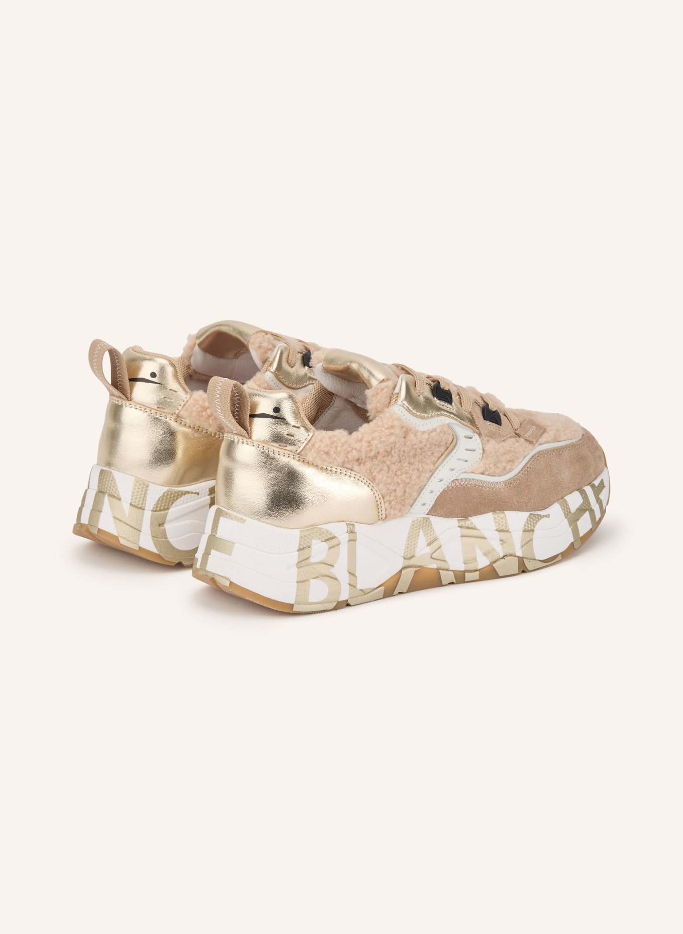 VOILE BLANCHE Sneaker CLUB105: BRAUN / CAMEL / HELLBRAUN