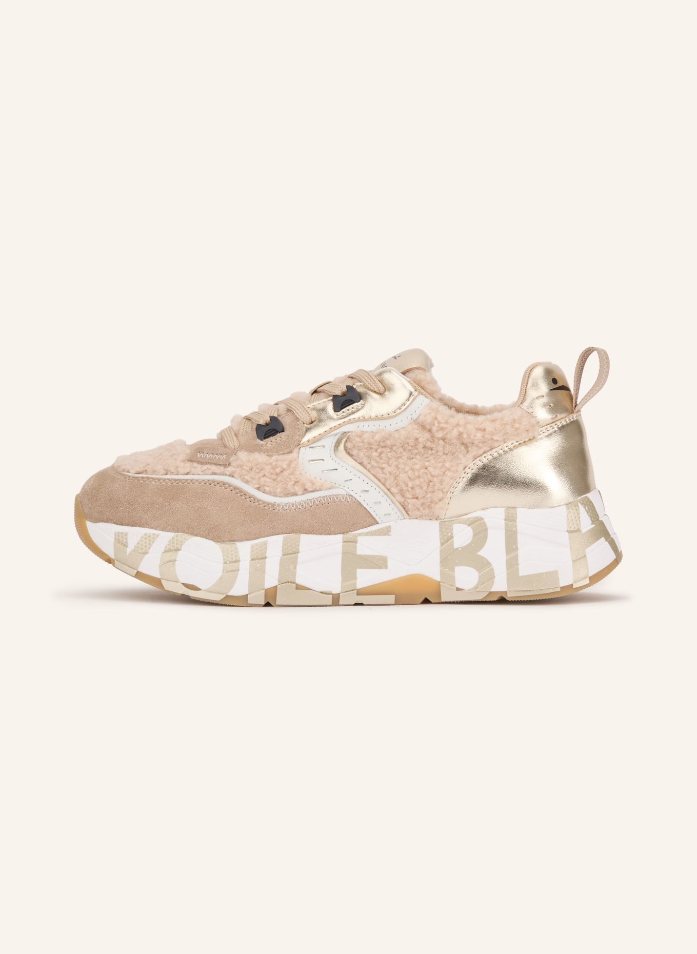 VOILE BLANCHE Sneaker CLUB105: BRAUN / CAMEL / HELLBRAUN