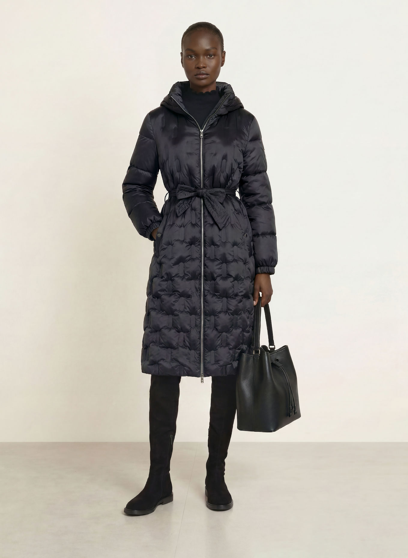 MARC CAIN Manteau matelassé: 900 black new