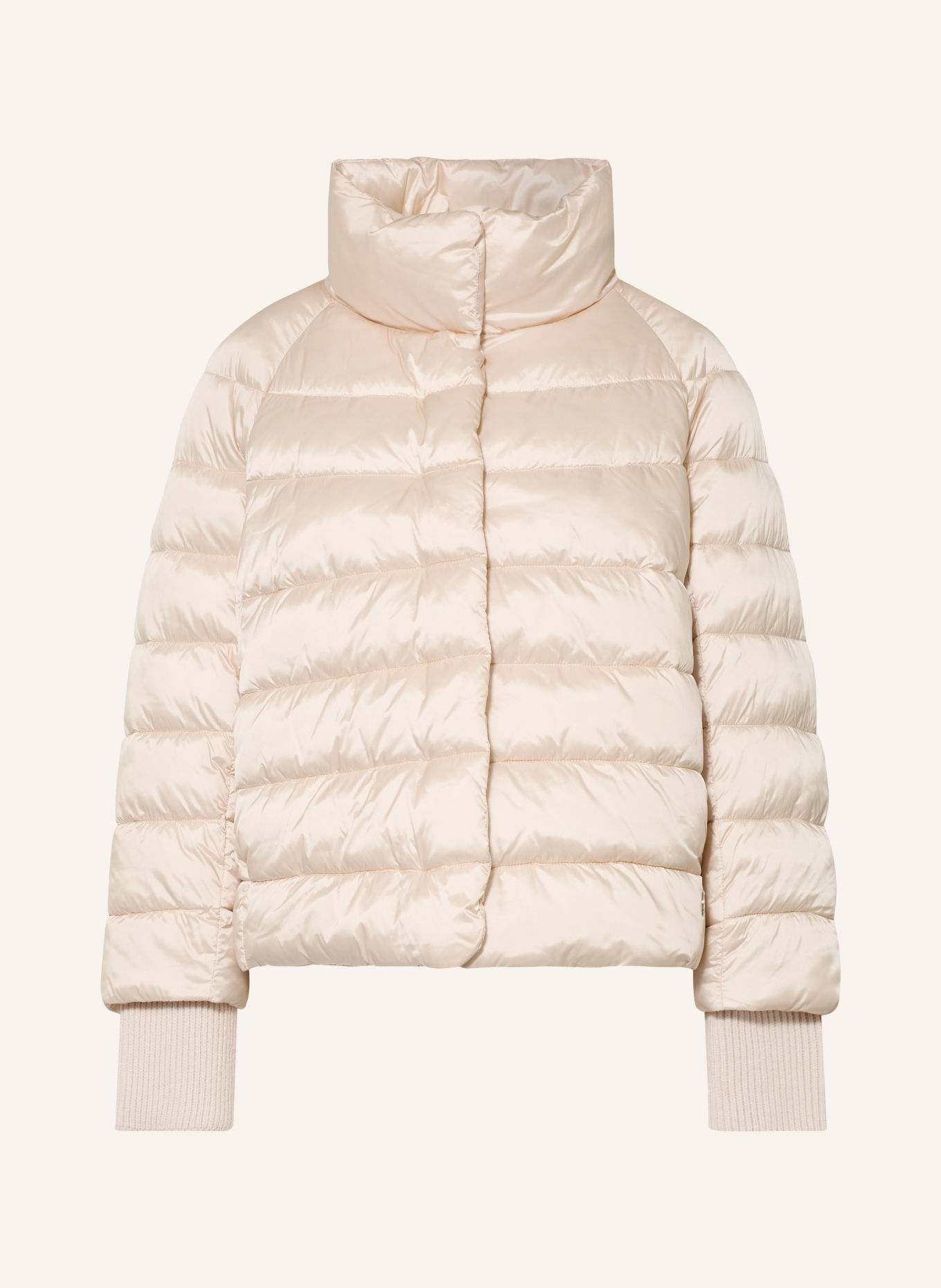 MARC CAIN Quilted jacket: 133 oat milk