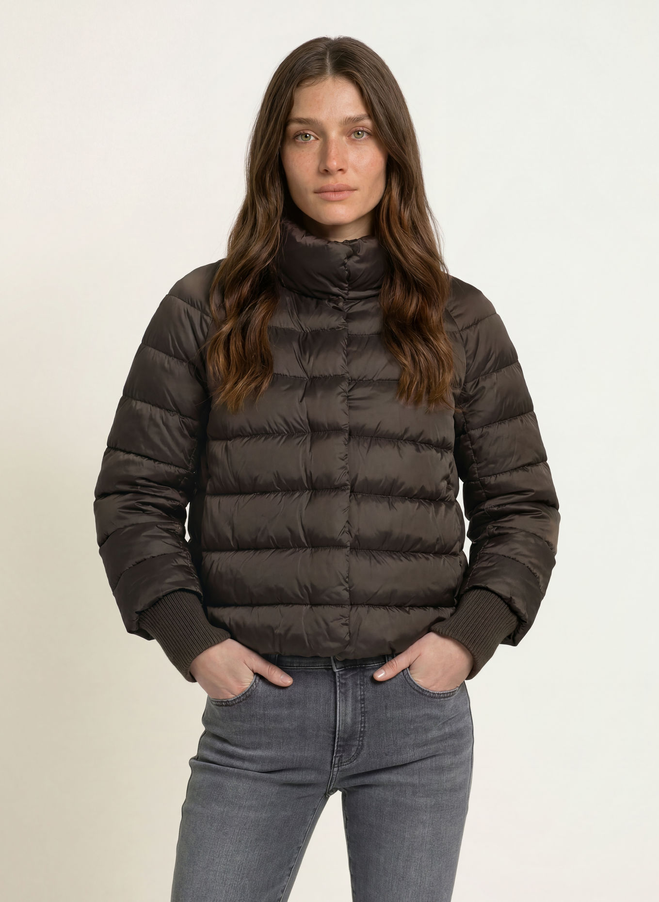 MARC CAIN Gewatteerde jas: 696 mulch