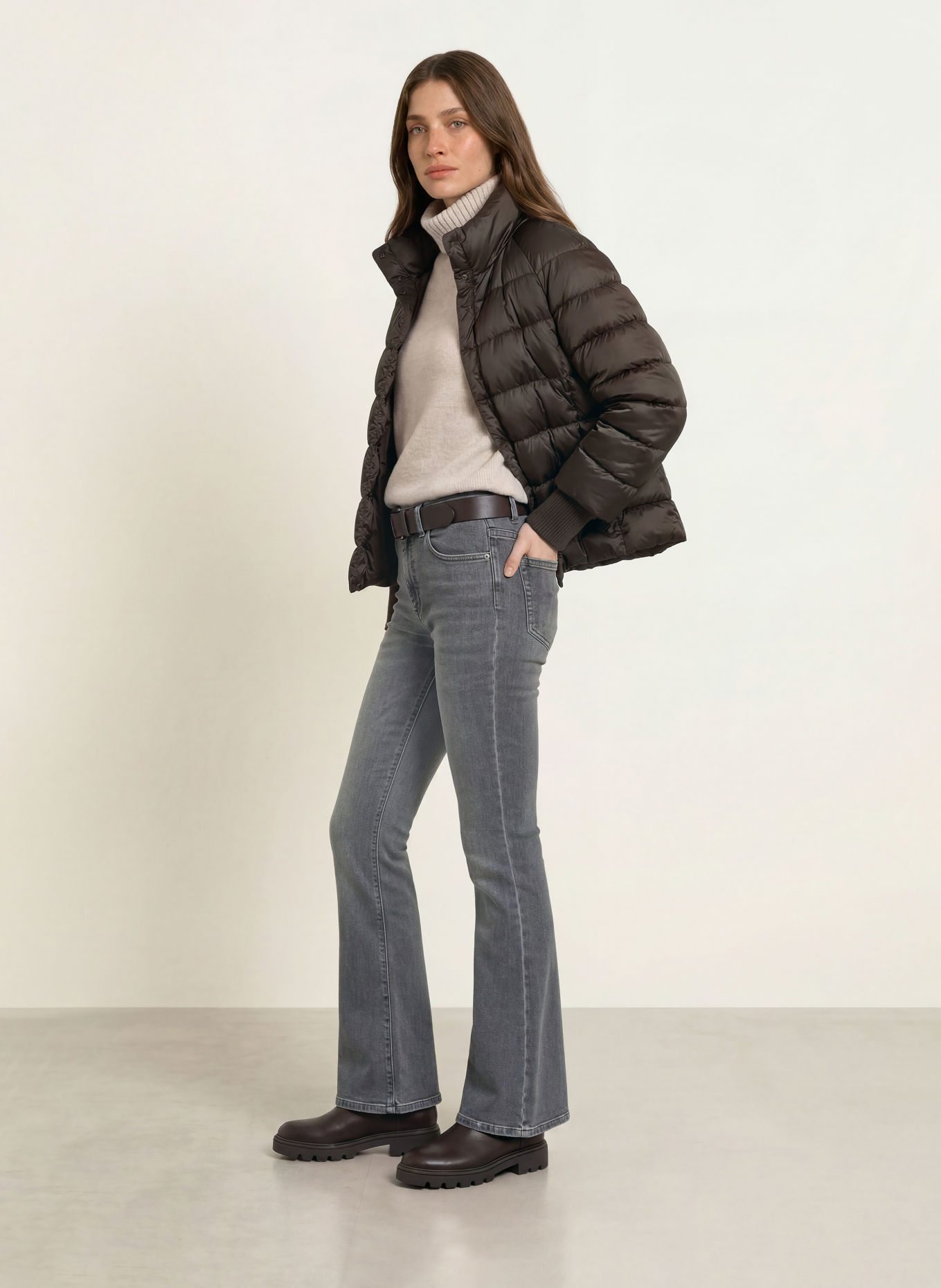 MARC CAIN Gewatteerde jas: 696 mulch