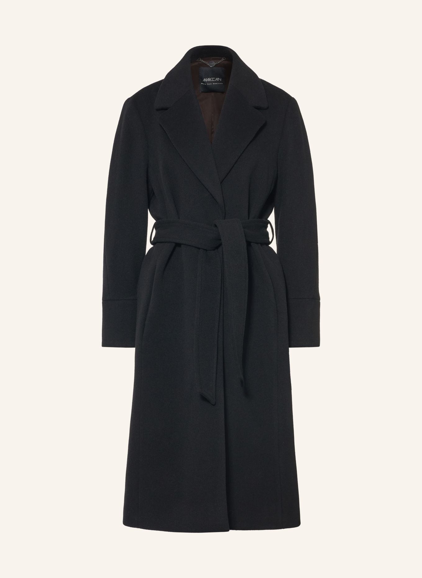 MARC CAIN Płaszcz wełniany: 900 black new