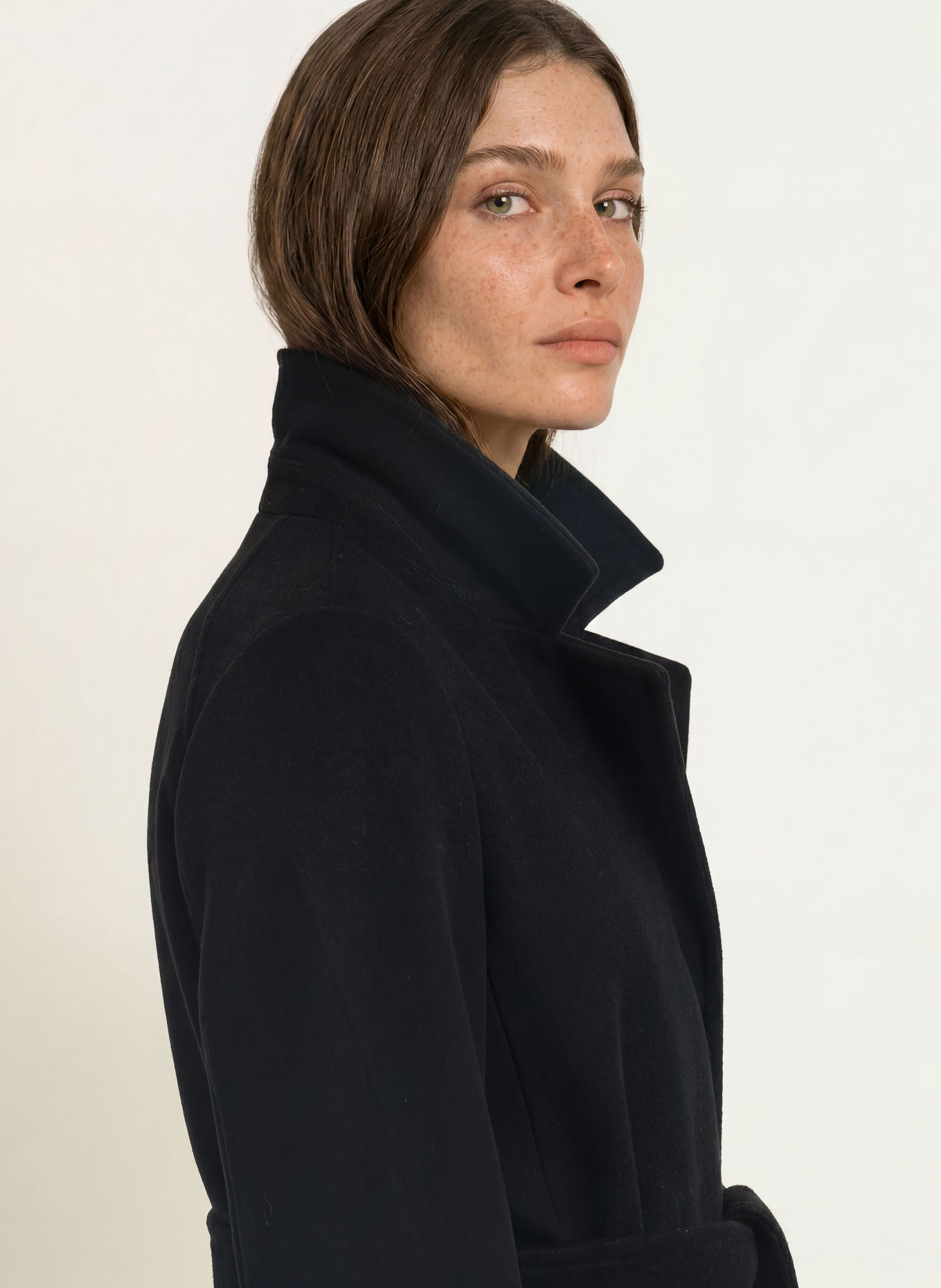 MARC CAIN Płaszcz wełniany: 900 black new