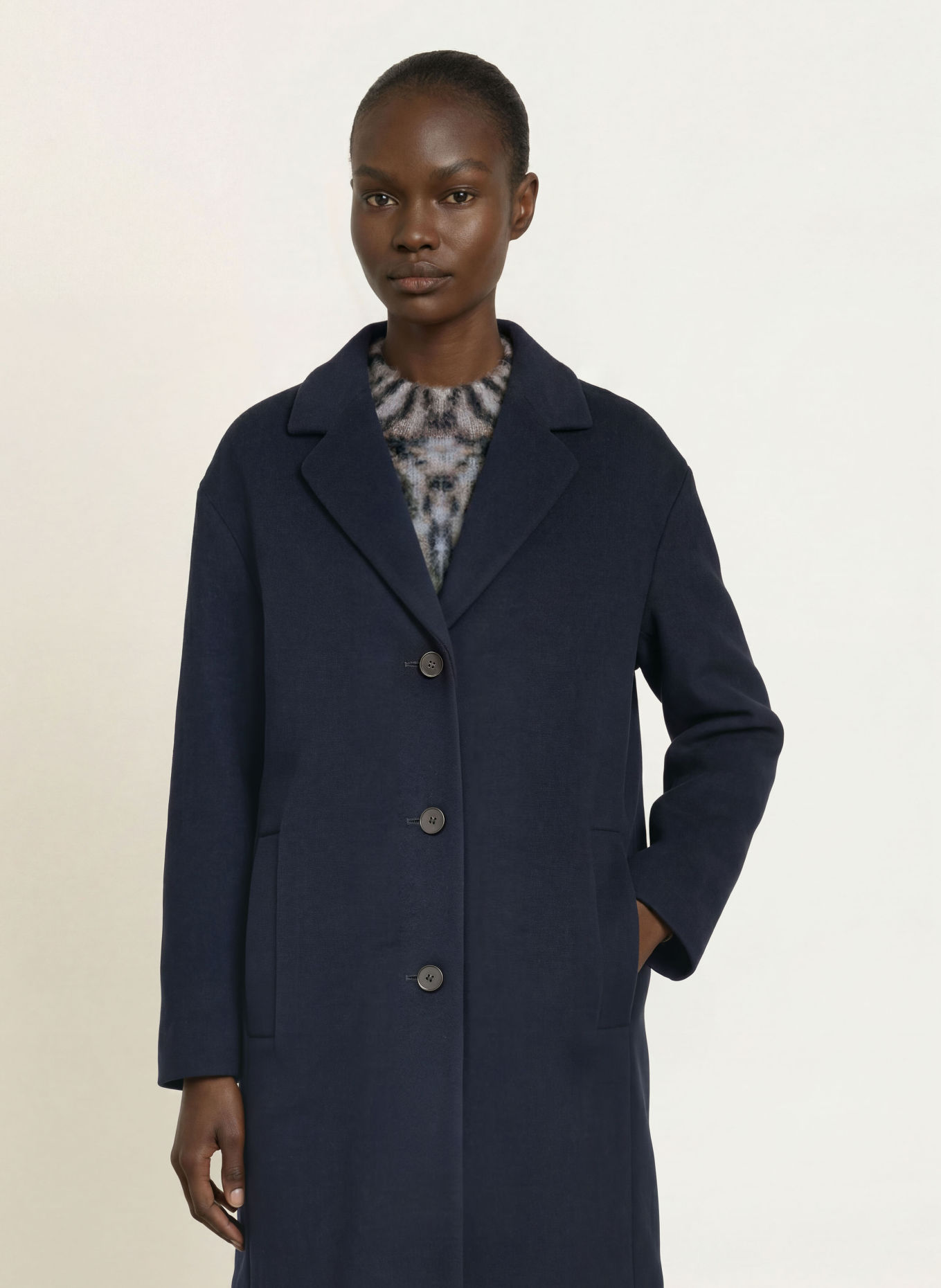 MARC CAIN Wollmantel: 394 navy