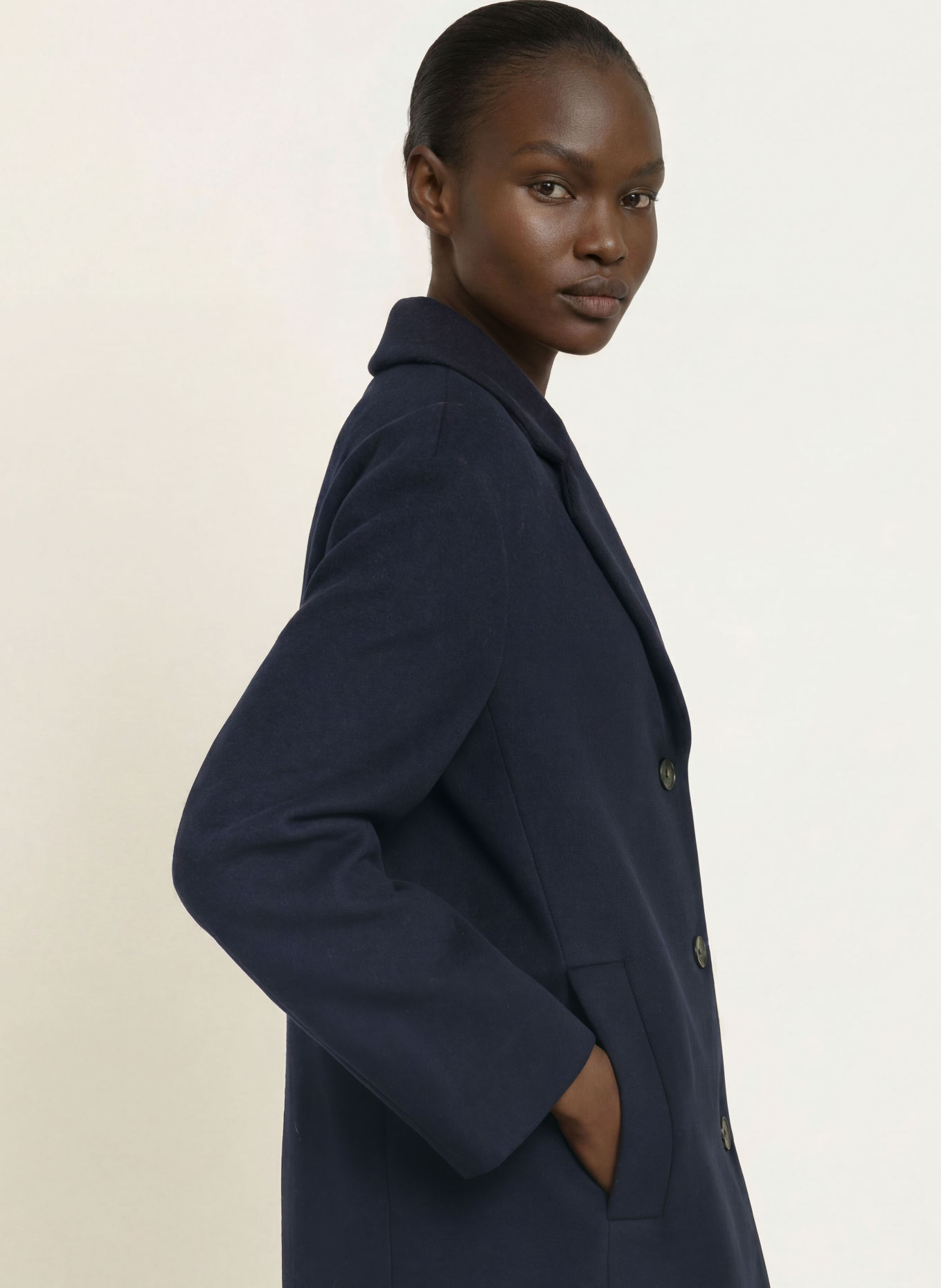 MARC CAIN Wollmantel: 394 navy