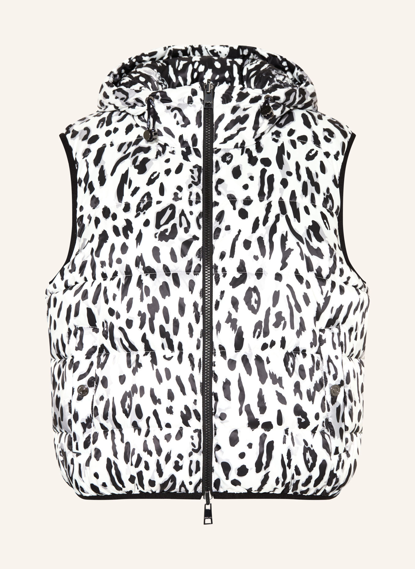 MARC CAIN Steppweste zum Wenden: 190 white and black