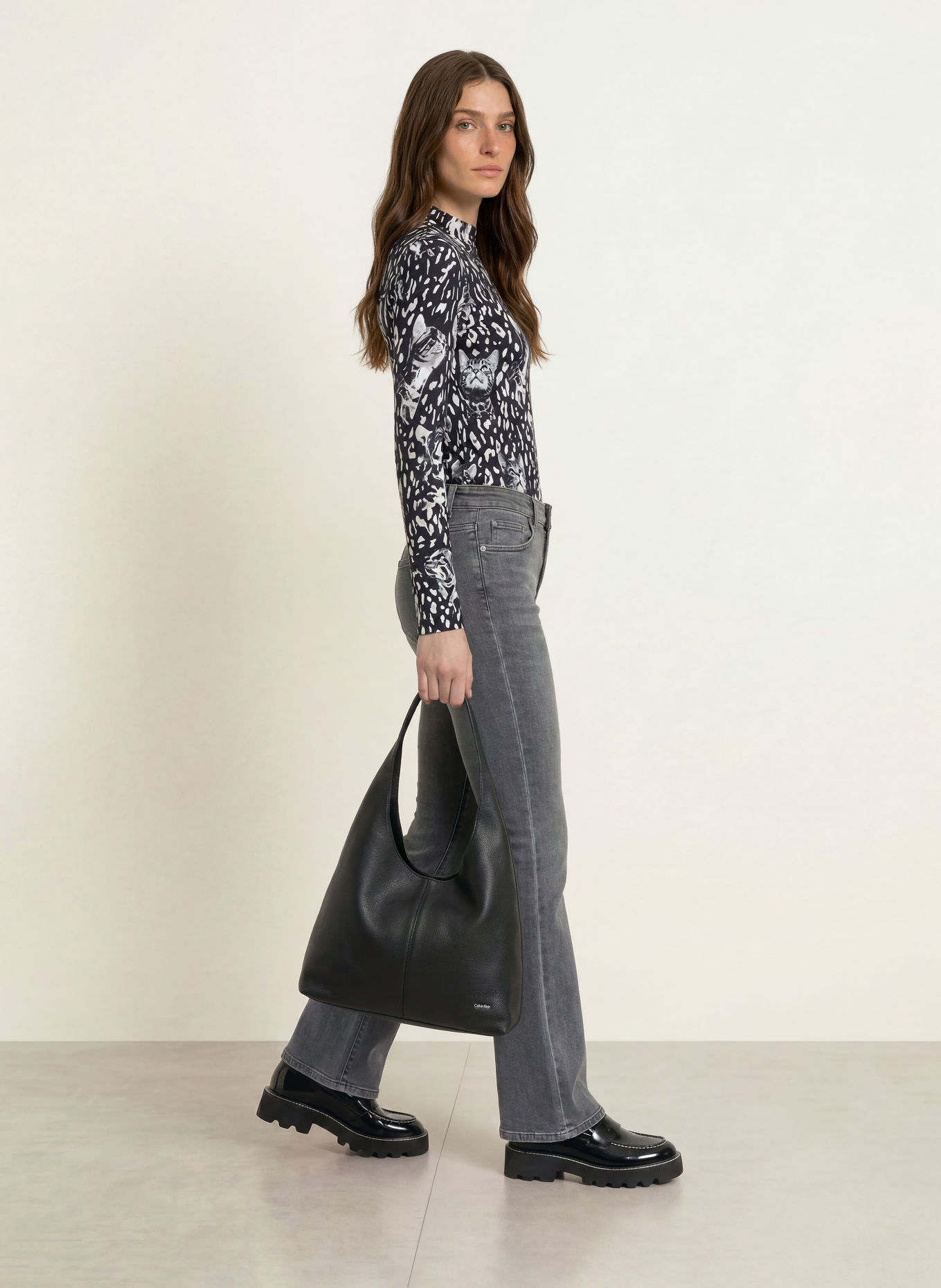 MARC CAIN Haut à manches longues: 900 black new