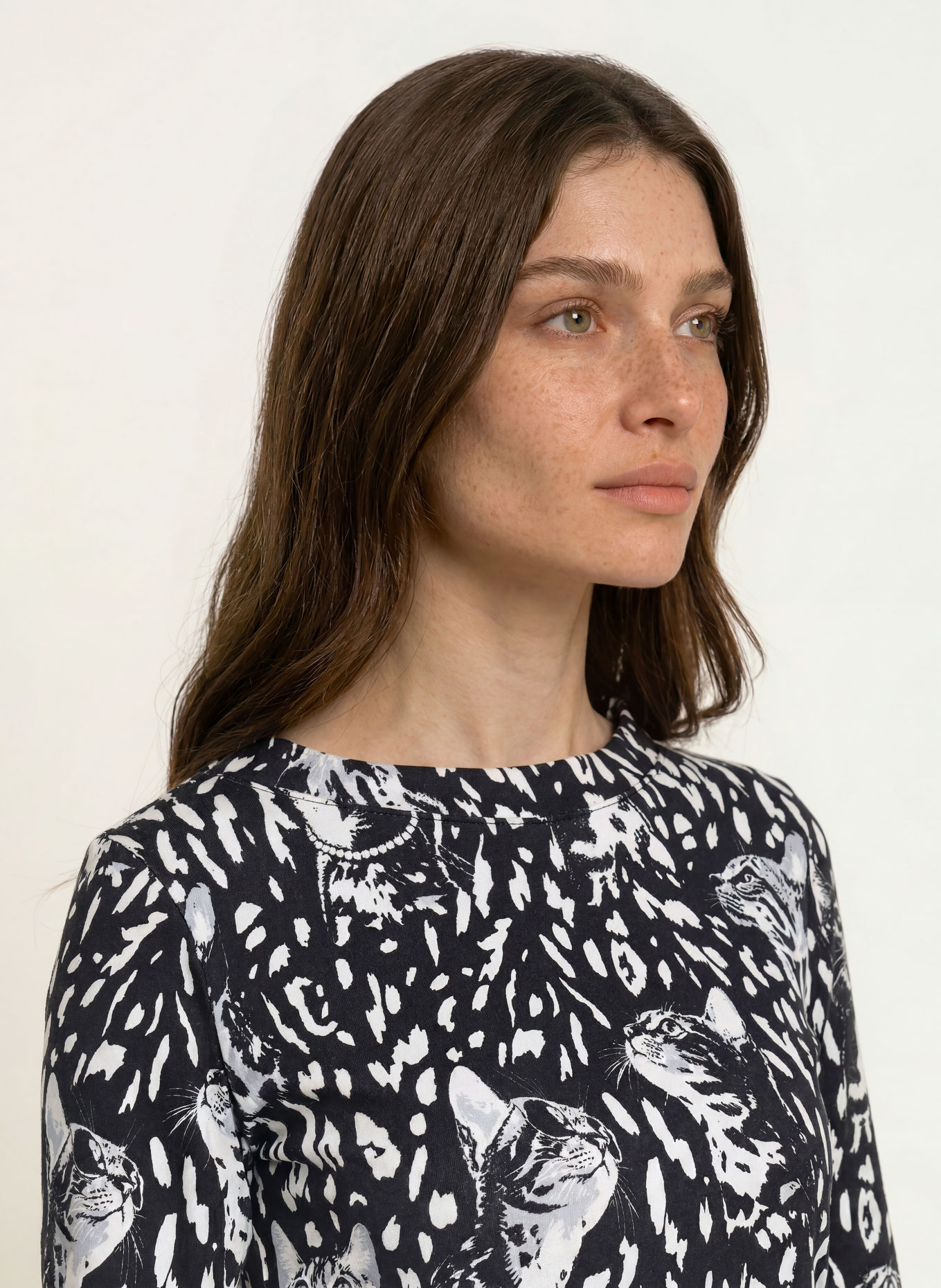 MARC CAIN Haut à manches longues: 900 black new